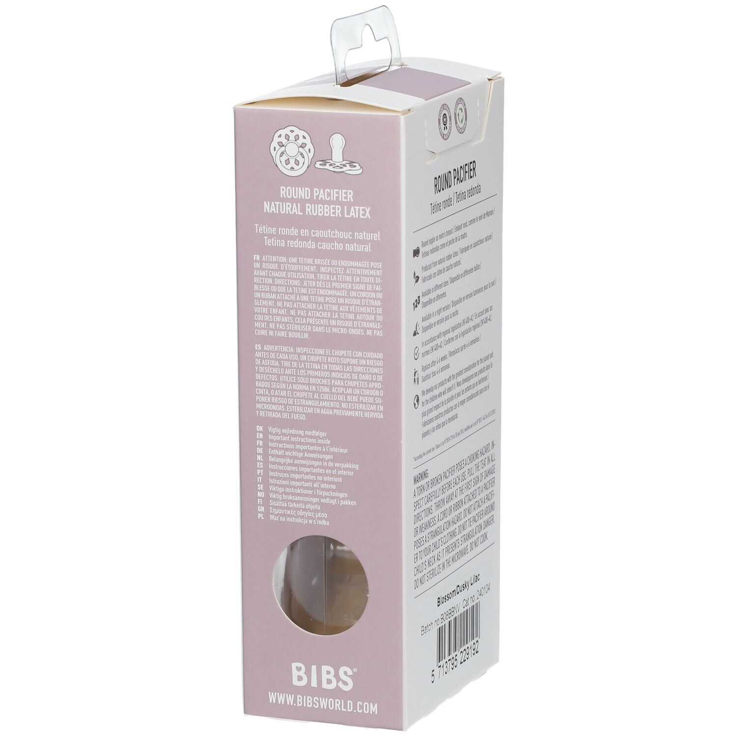 BIBS® BIBS BOHEME Sauger Blume - Lila 6 - 18 Monate Größe 2