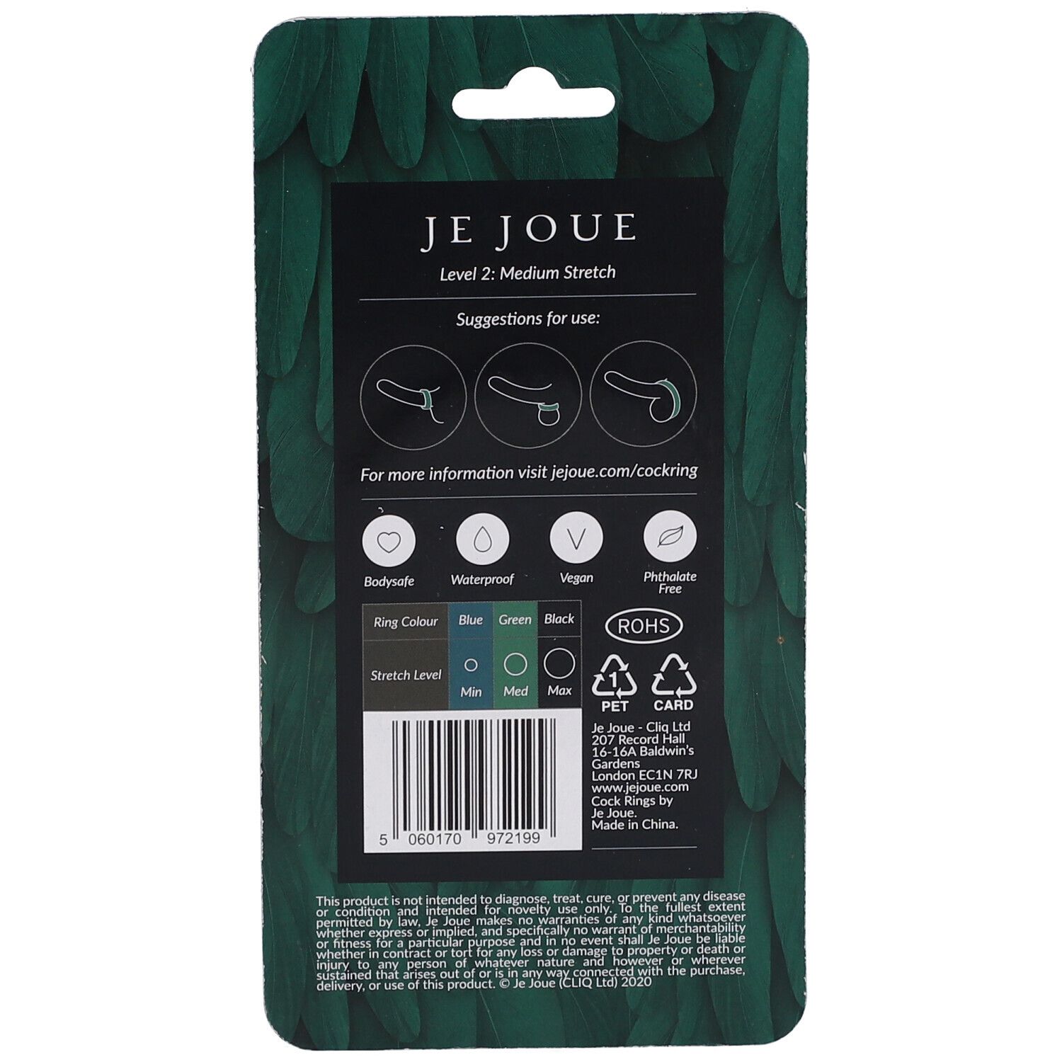 Je Joue - Silicone C-Ring Medium Stretch Green