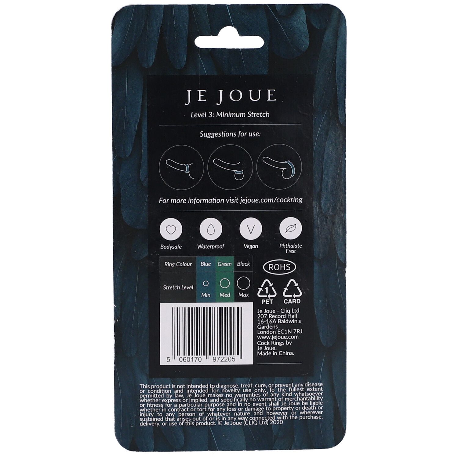 Je Joue - Silicone C-Ring Minimum Stretch Blue
