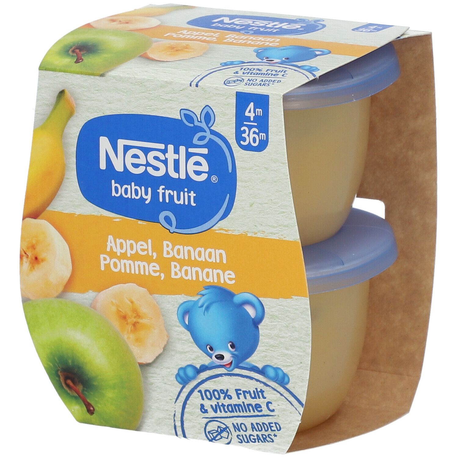 Nestle Baby Fruit® Compotes Pomme-Banane