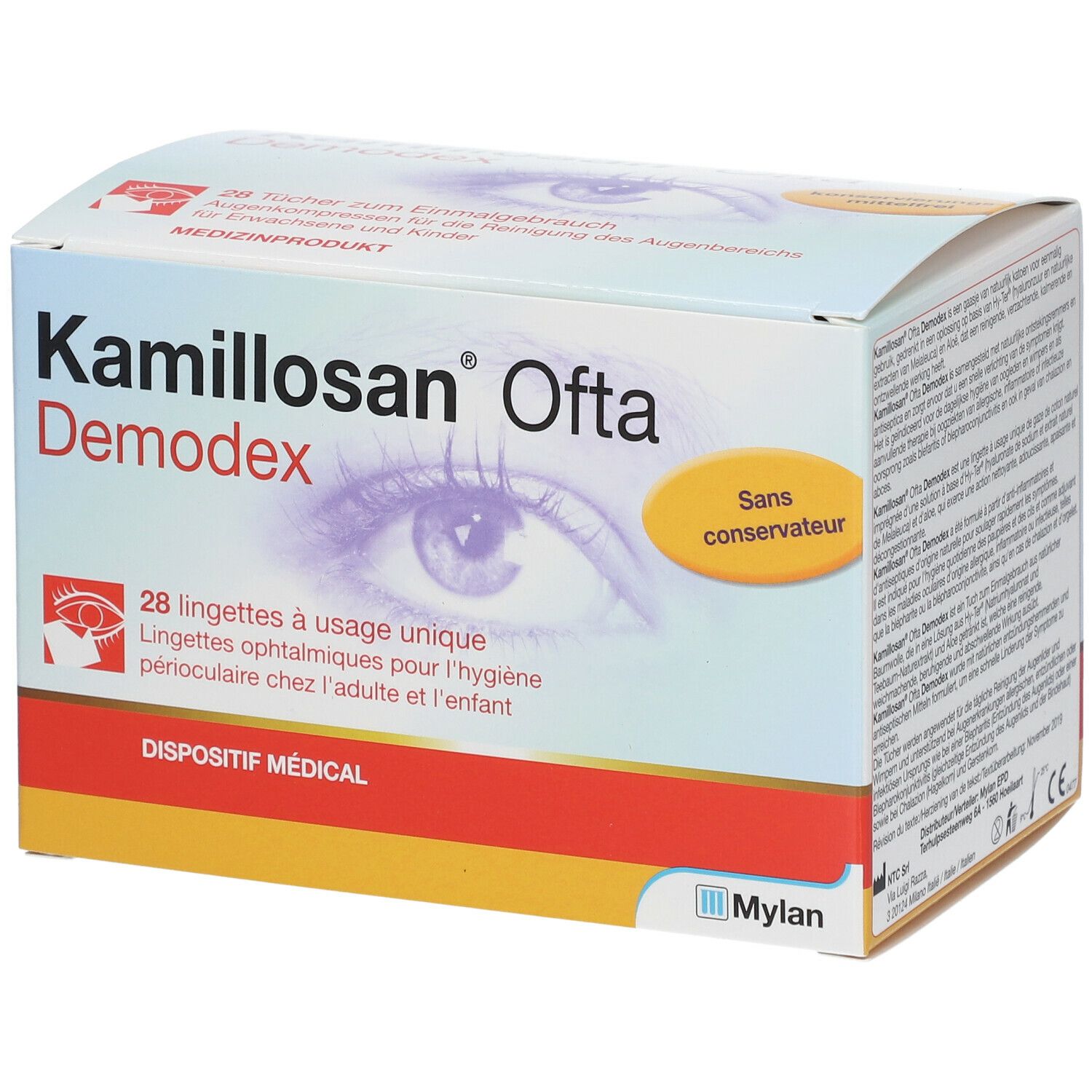 Kamillosan® Ofta Demodex 28 compresses