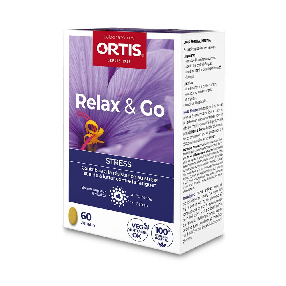 Ortis Relax & Go 4×15 Gecomprimeerde tabletten