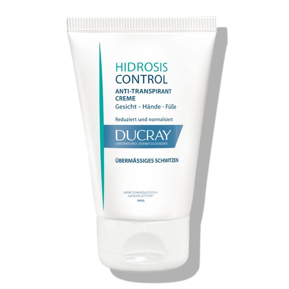 Tube de crème avec nom et logo. Pour visage, mains et pieds.