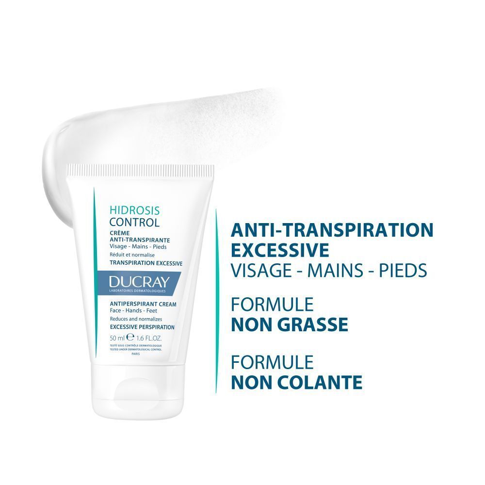 Tube de crème avec nom et logo. Pour visage, mains et pieds.