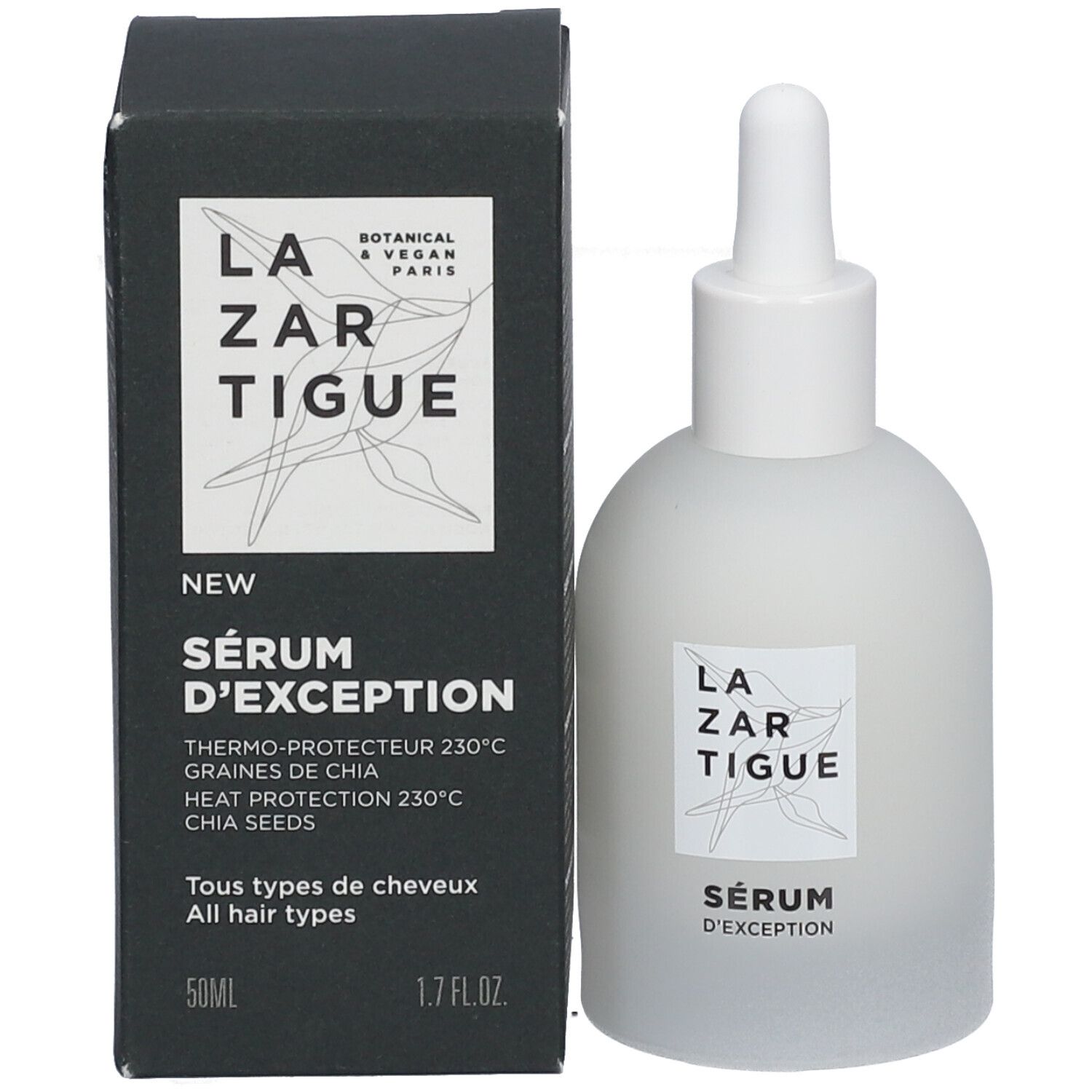 Lazartigue Serum d'Exception Flakon und Verpackung.