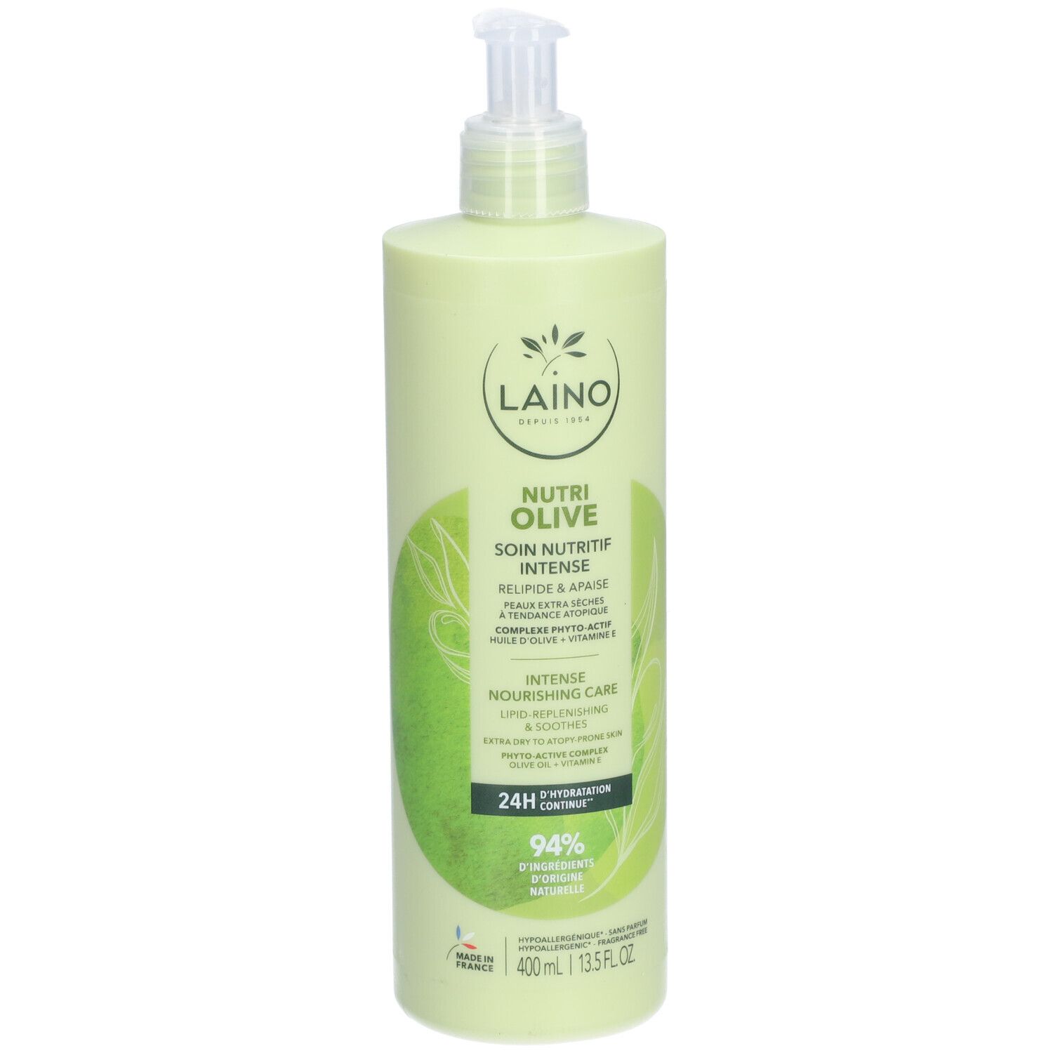 Laino Nutri Olive Intens Voedende Verzorging 400 ml Milch