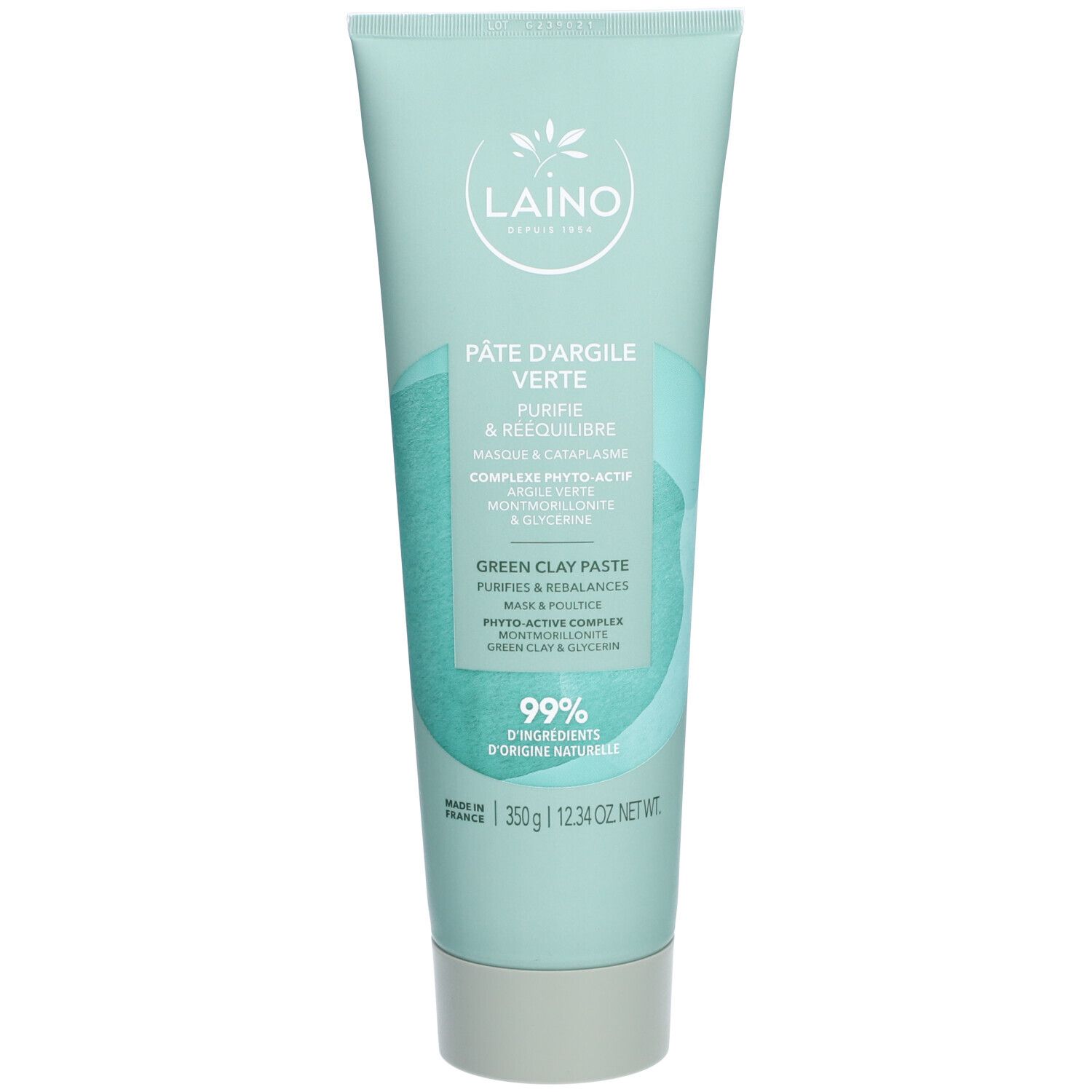 Laino Groene Klei Pasta 350 g Gesichtsmaske