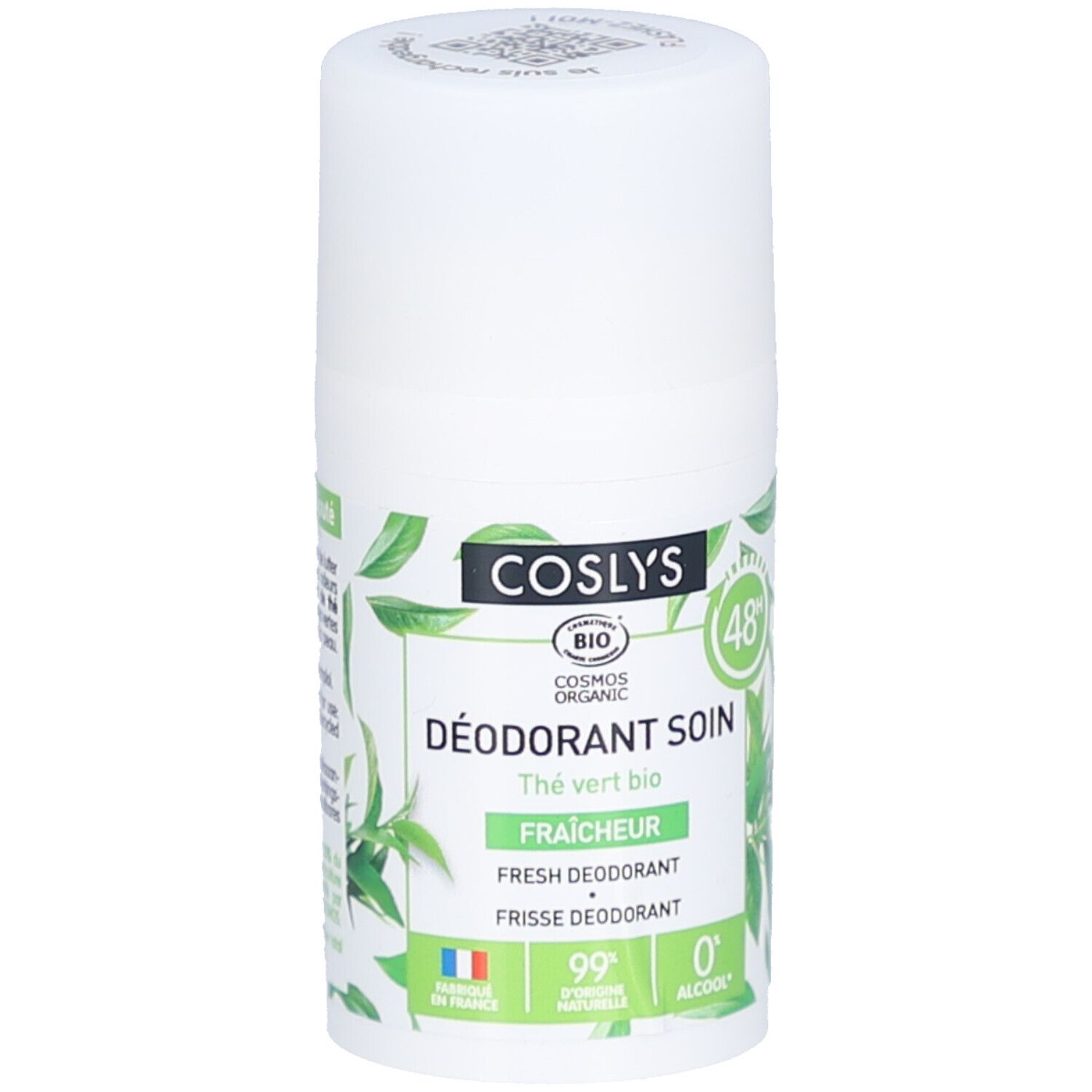 Coslys Deodorant soin fraicheur The vert bio 50ml 50 ml Deospray