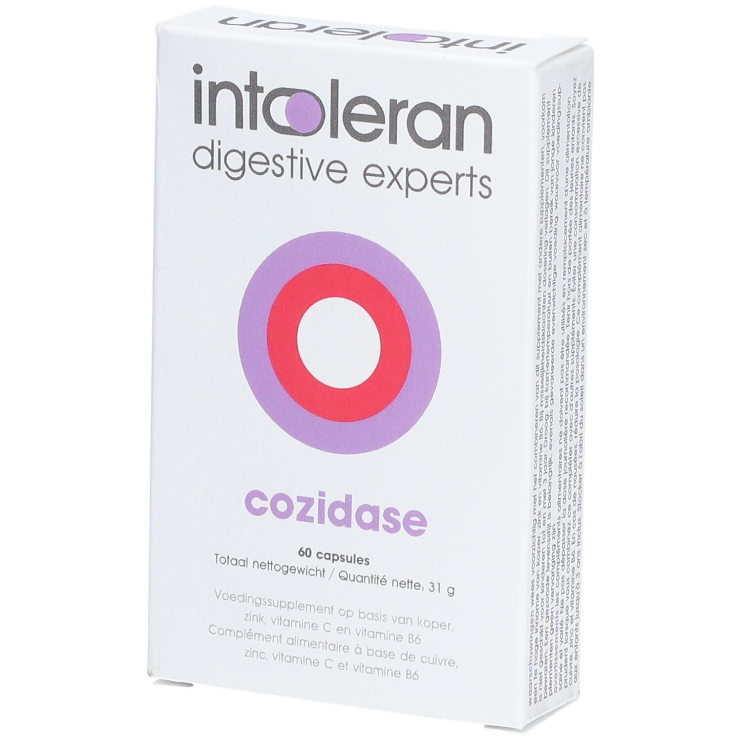 Intoleran Cozidase 60 Capsules