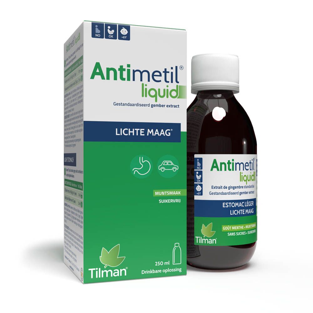 Fles met etiket en tekst. Groen-wit ontwerp. Productnaam zichtbaar.