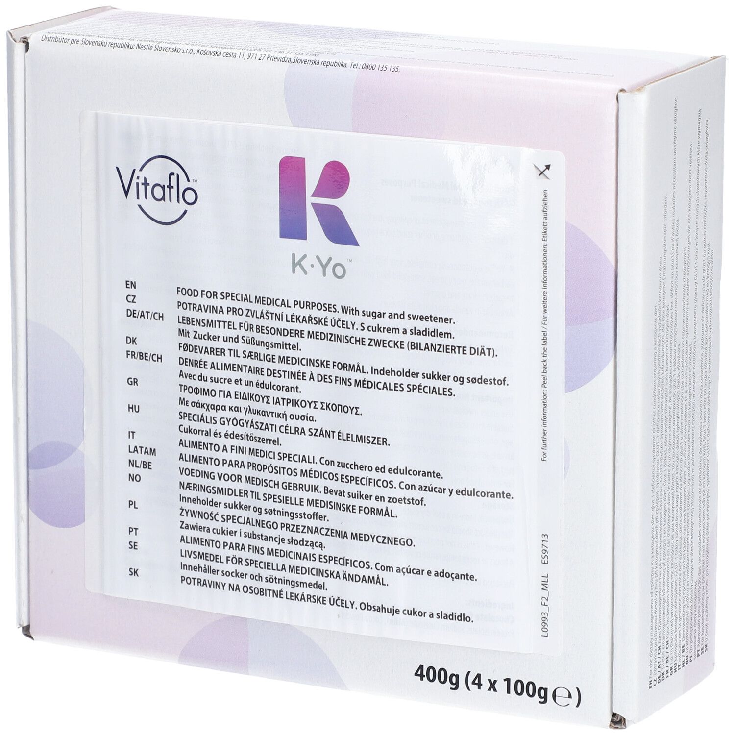 Vitaflo K.Yo™ Vanille 400 Poeder