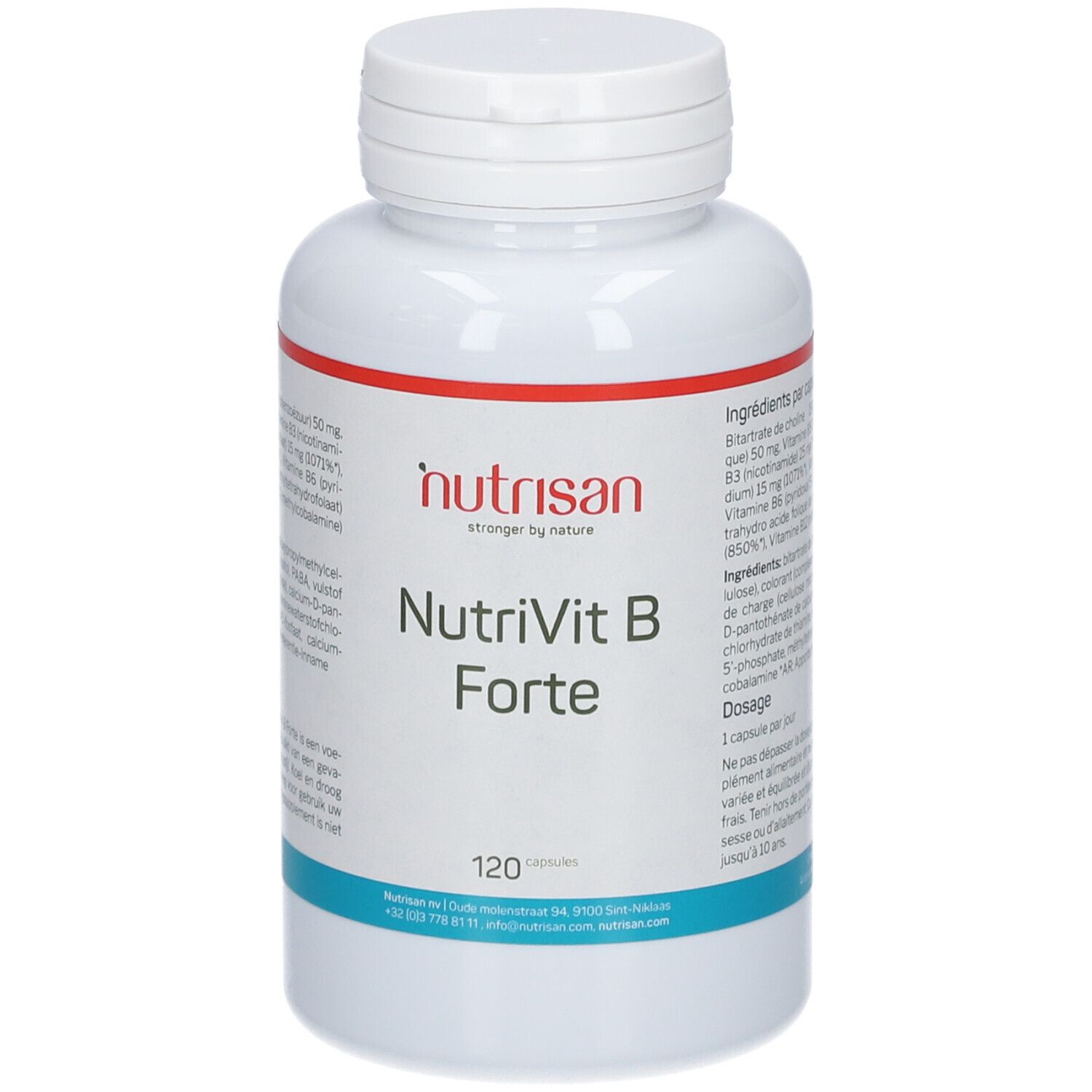 Nutrisan Nutrivit B Forte 100 + 20 Capsules Gratuites