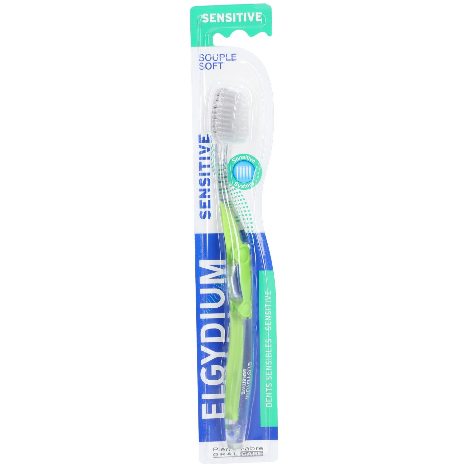 Elgydium Tandenborstel Sensitiv 4,2x2,5x24 cm Zahnbürste