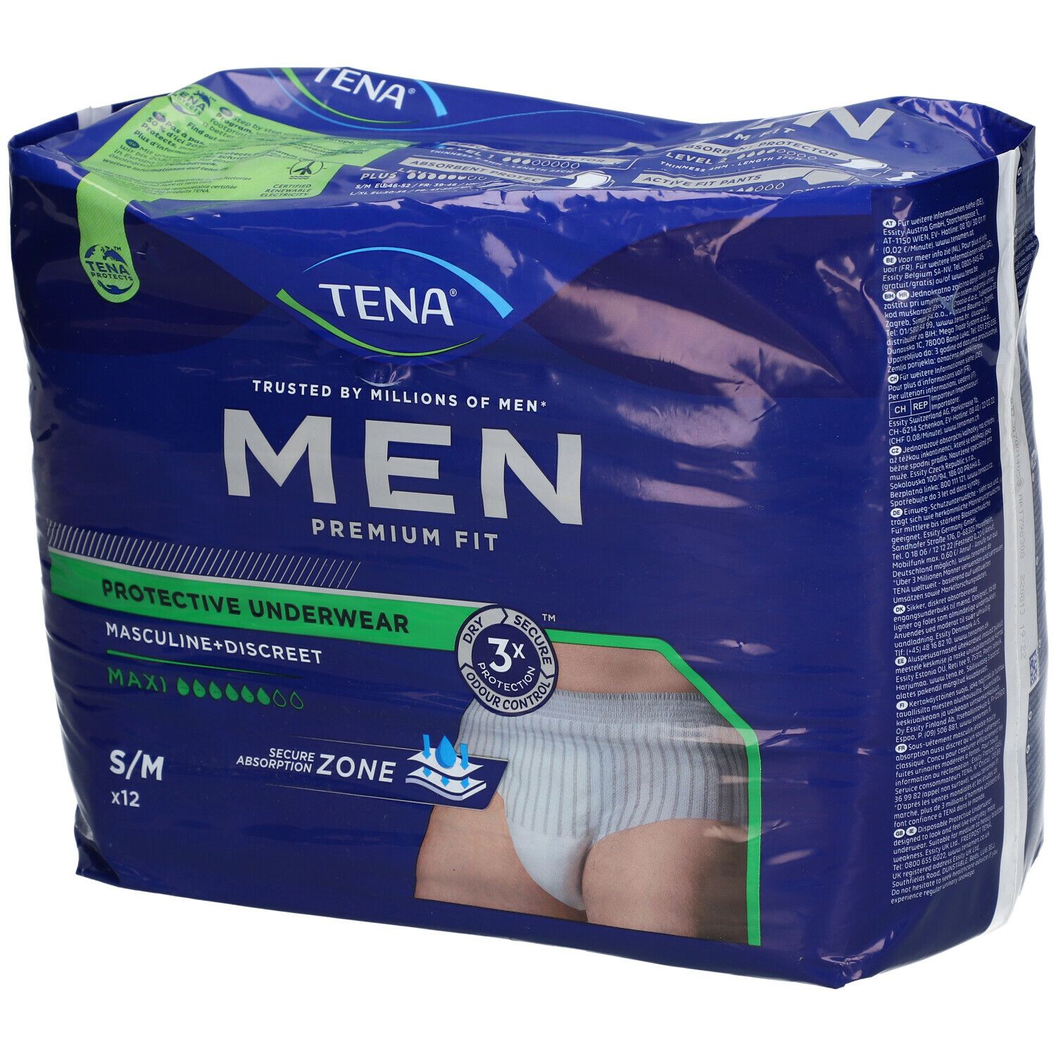 Tena MEN Premium Fit Protective Underwear Level 4 M