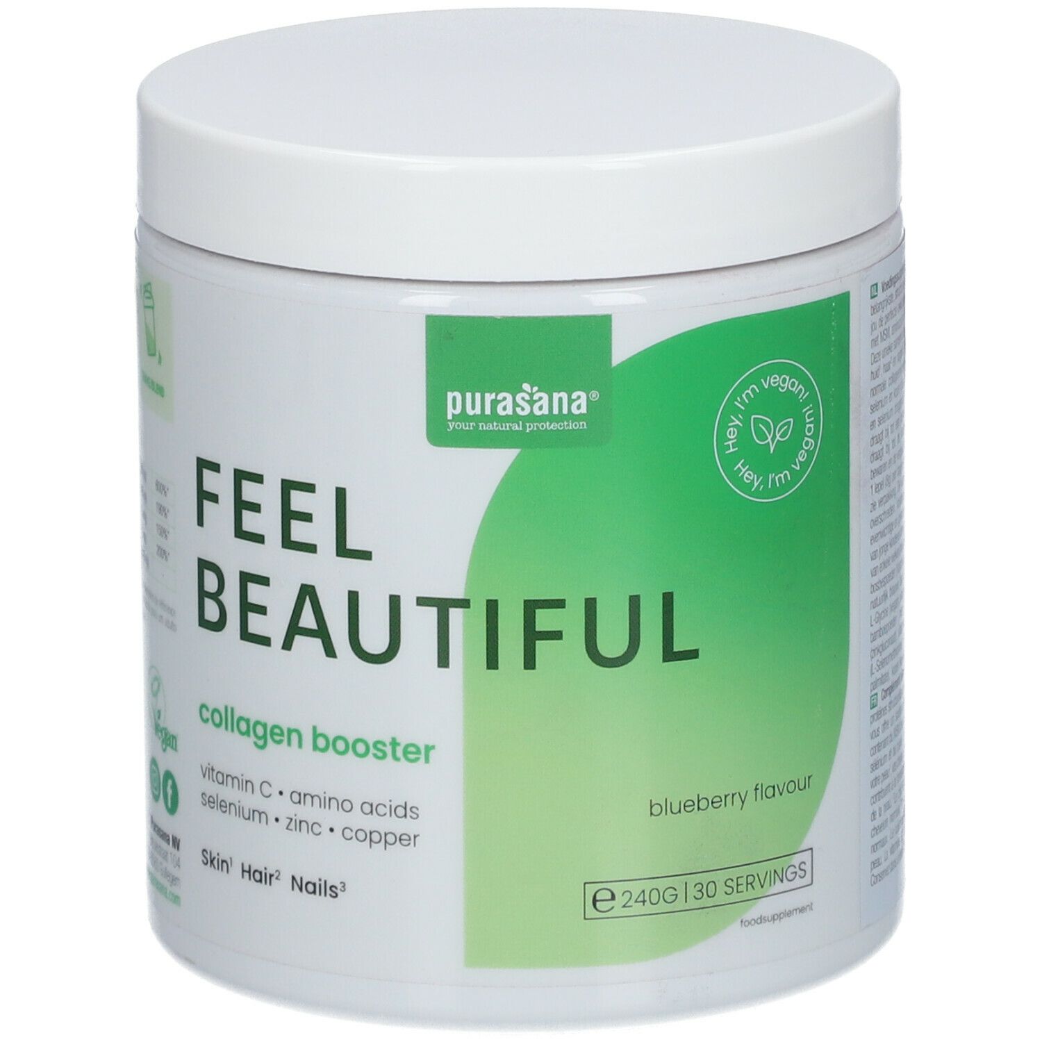 Purasana® Feel Beautiful Collagen Vegan Booster