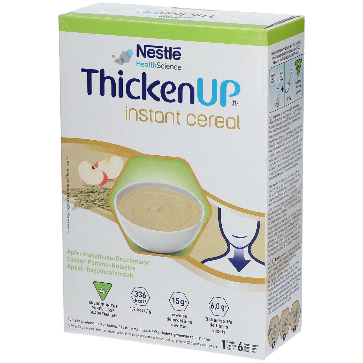 ThickenUp Instant Cereal Pomme - Noisette 450 g