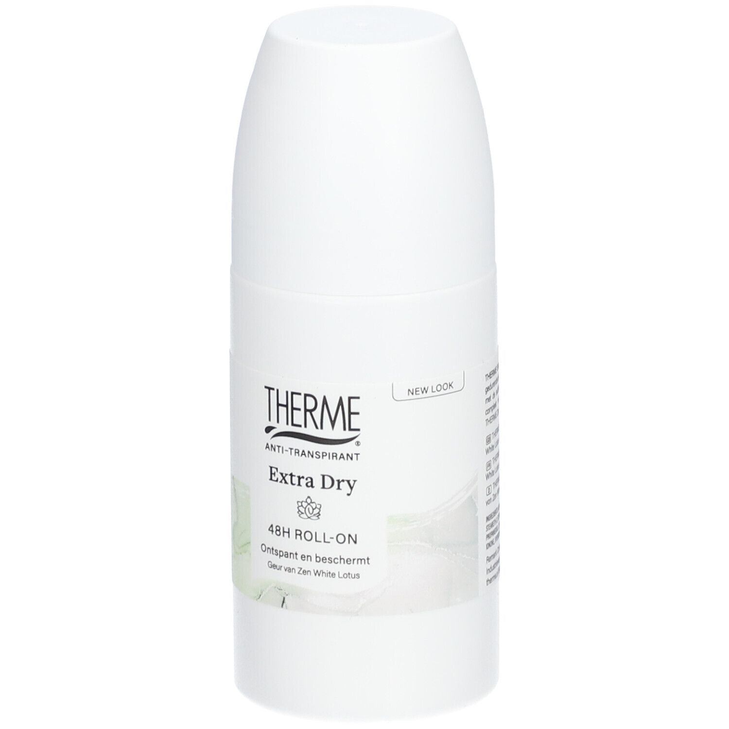 Weiße Therme Anti-Transpirant Extra Dry 48H Roll-On Deodorant mit Zen White Lotus Duft.