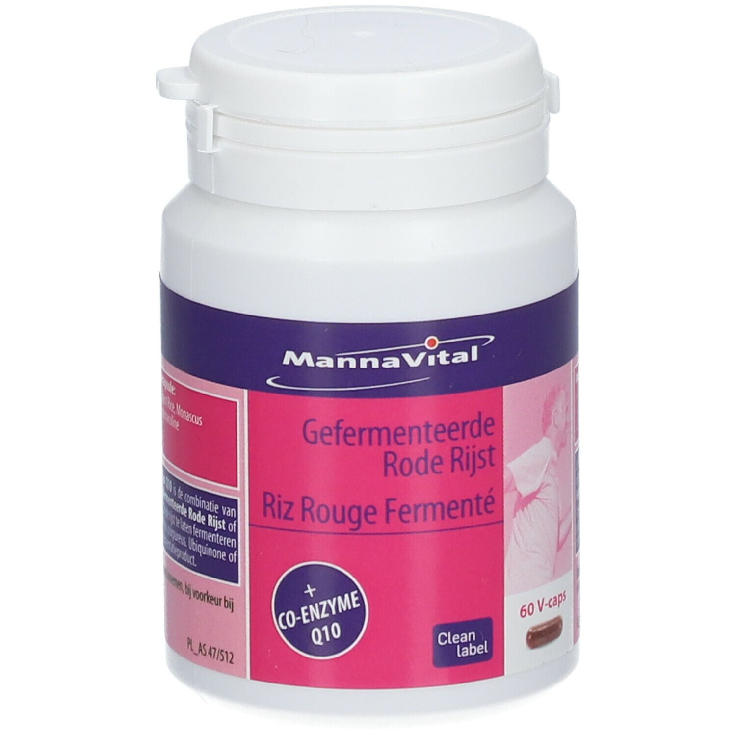 MannaVital RIZ Rouge Fermenté + Co-Enzym Q10
