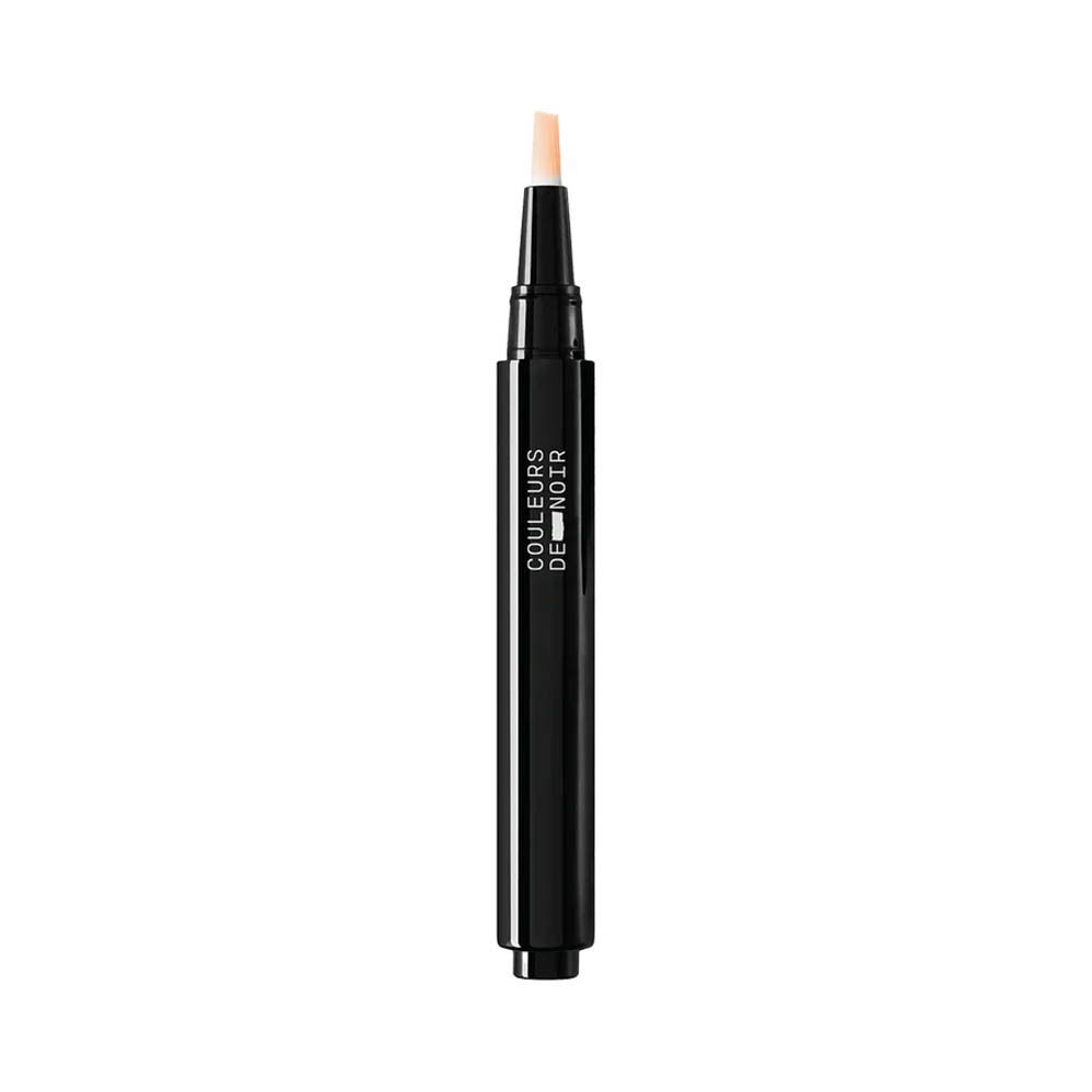 Correcteur noir avec pointe beige. Inscription : Couleurs de Noir.