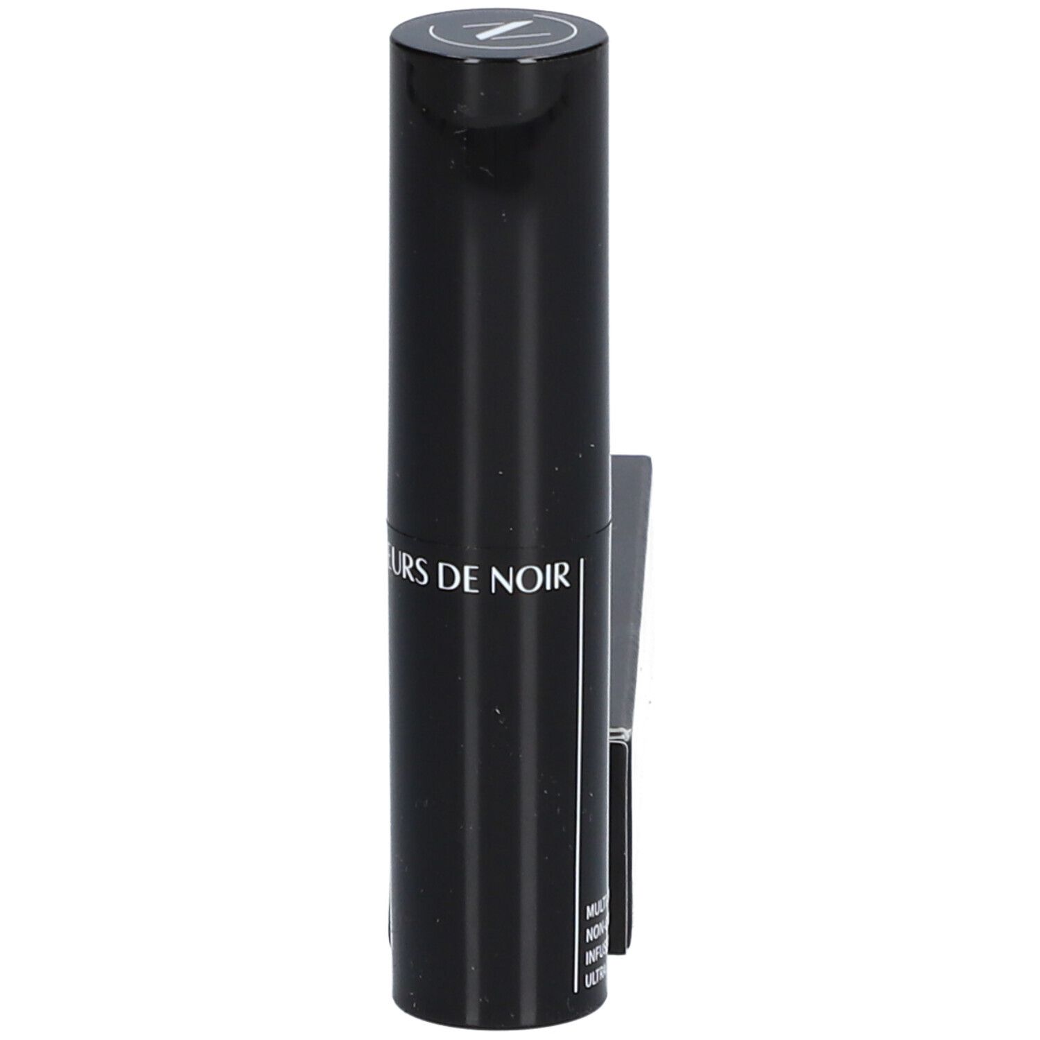 Stick de blush crémeux noir. Inscription: LES COULEURS DE NOIR.