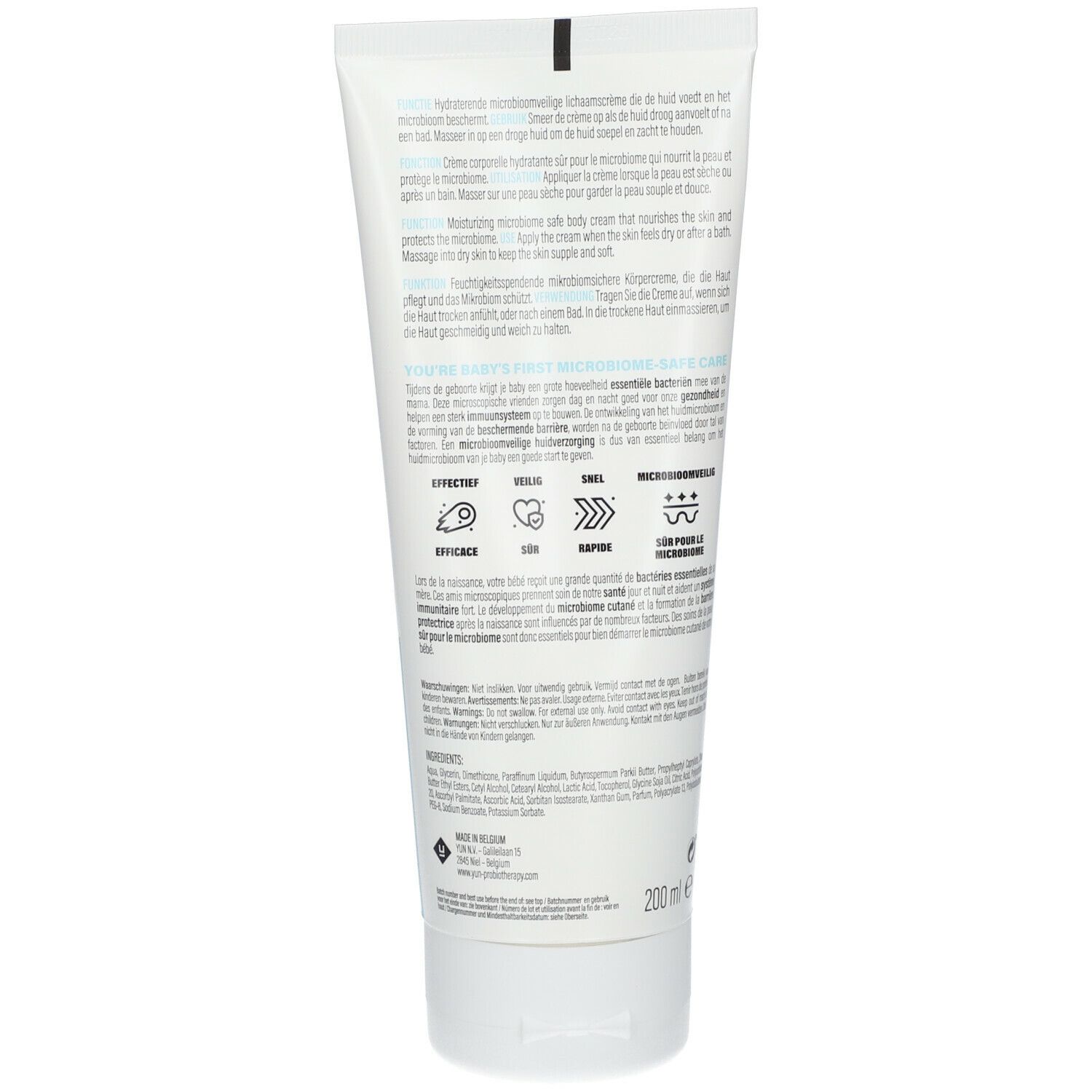 YUN BBY Hydra Body Cream 200 ml Creme