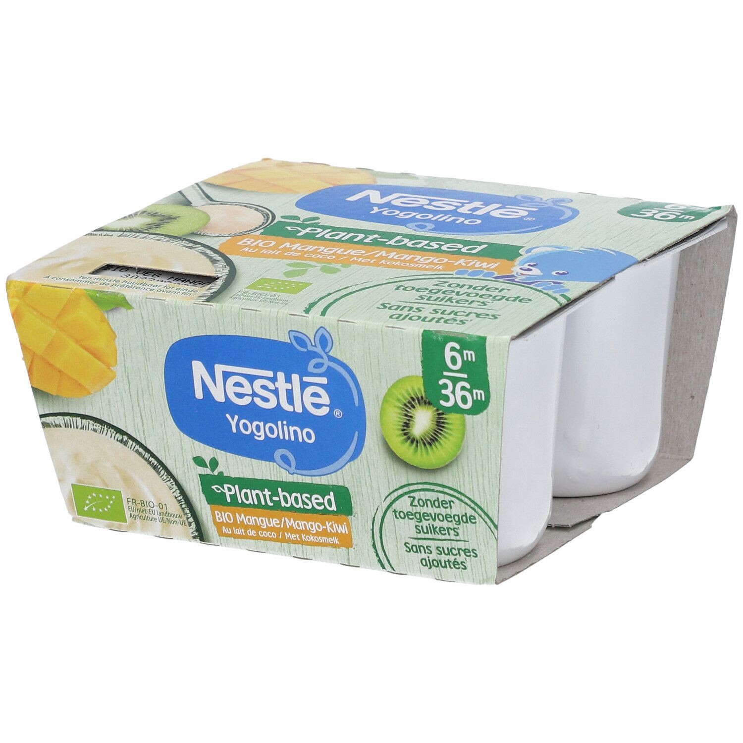 Nestle® Yogolino Desserts végétaux Mangue/Bio