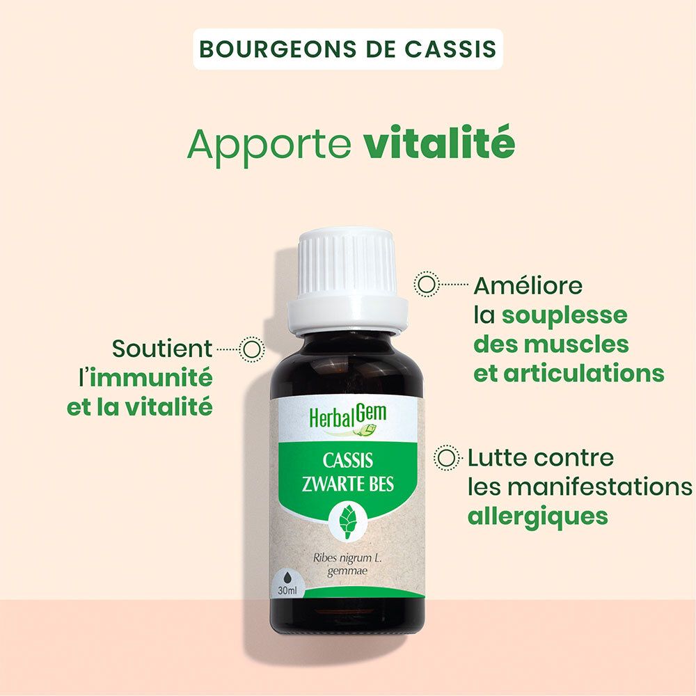 Fles met tekst en illustraties. Tekst: Ondersteunt immuniteit en vitaliteit, verbetert flexibiliteit.