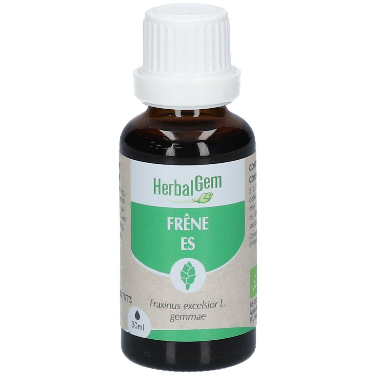 Herbalgem - Frêne Bio - Complément Alimentaire - Extrait De Bourgeon Frais - Pour Articulations - - 30 ml