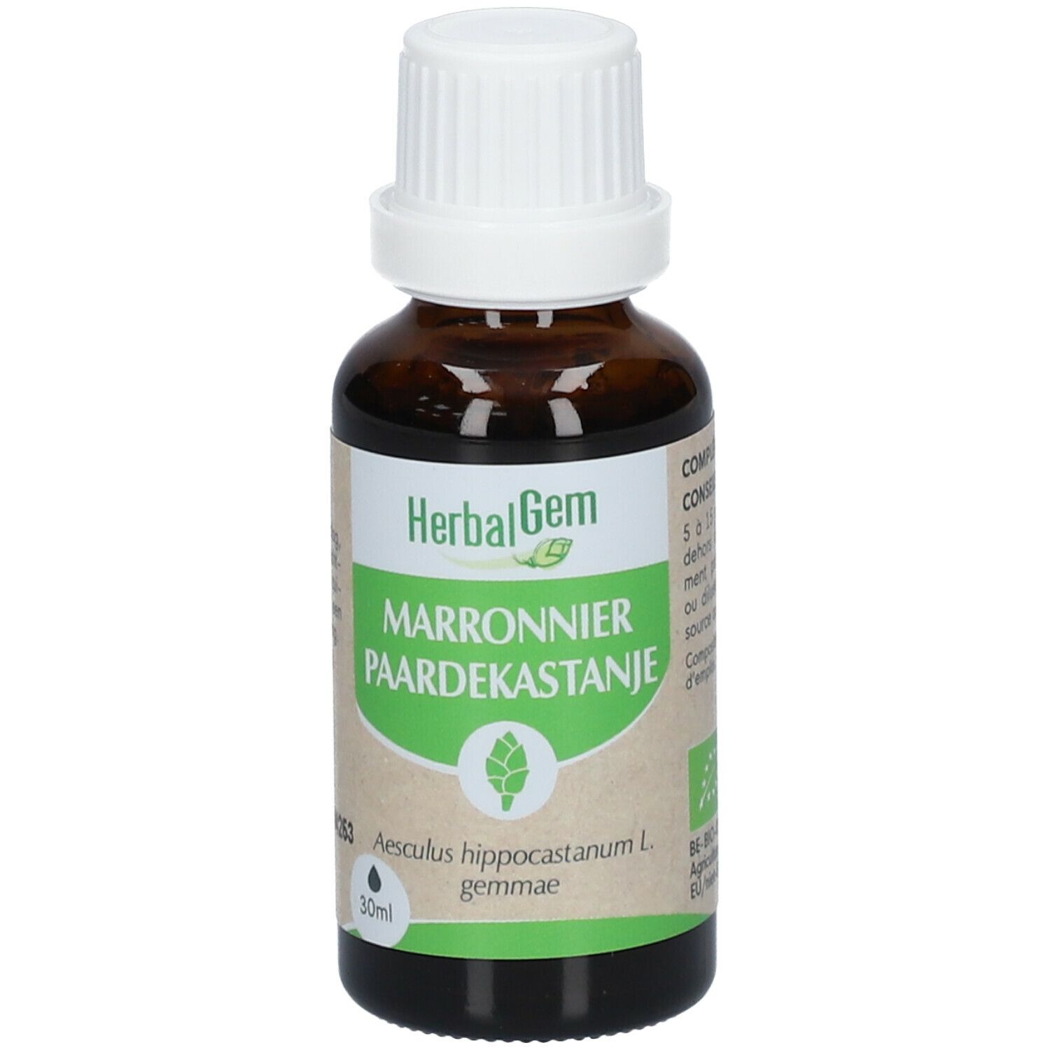 Herbalgem - Marronnier Bio - Complément Alimentaire - Extrait De Bourgeon Frais - Pour Circulation S