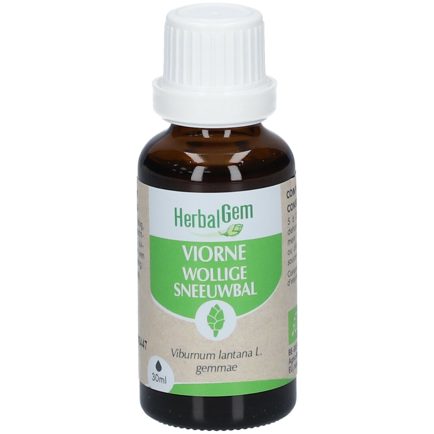 Herbalgem - Viorne Bio - Complément Alimentaire - Extrait De Bourgeon Frais - Pour Voies Respiratoir