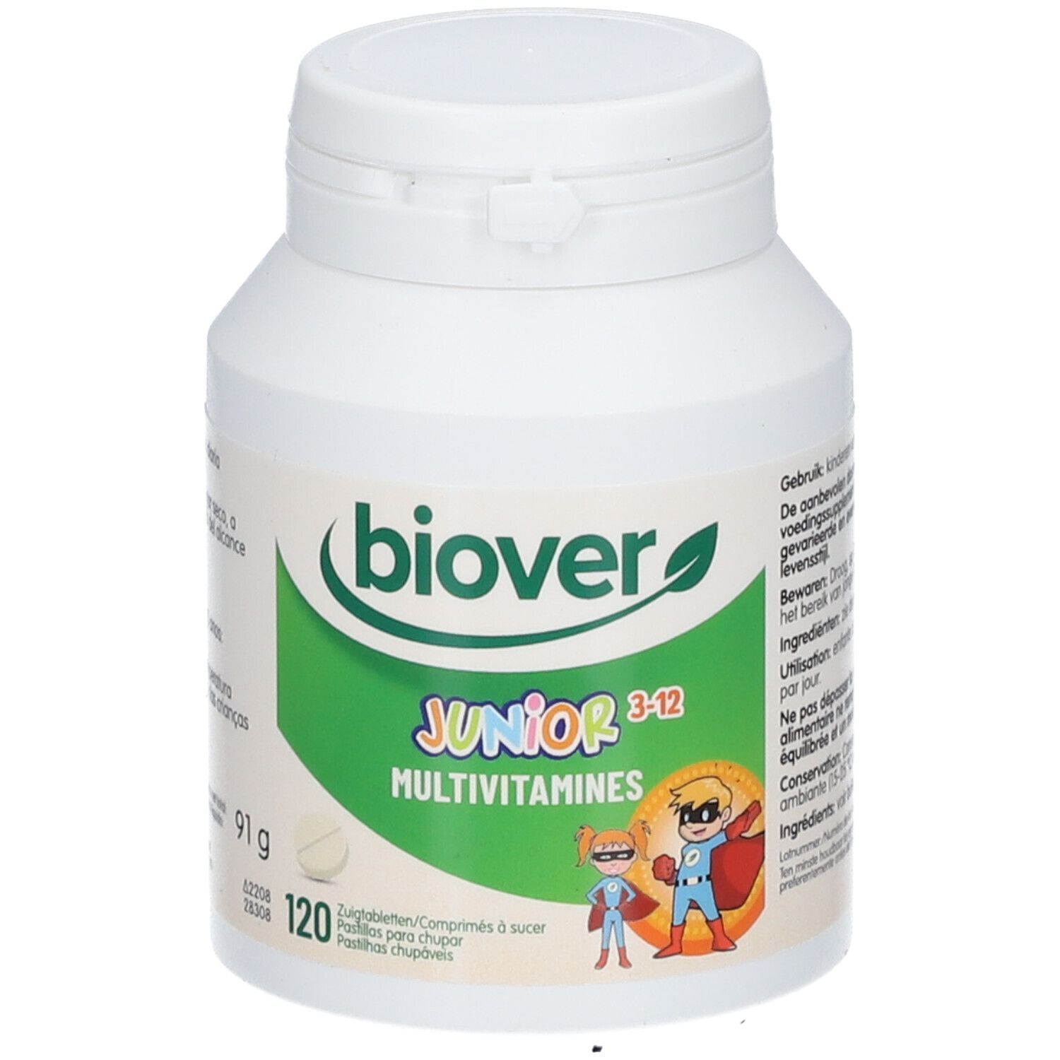 Biover - Junior Multivitaminen Sinaas