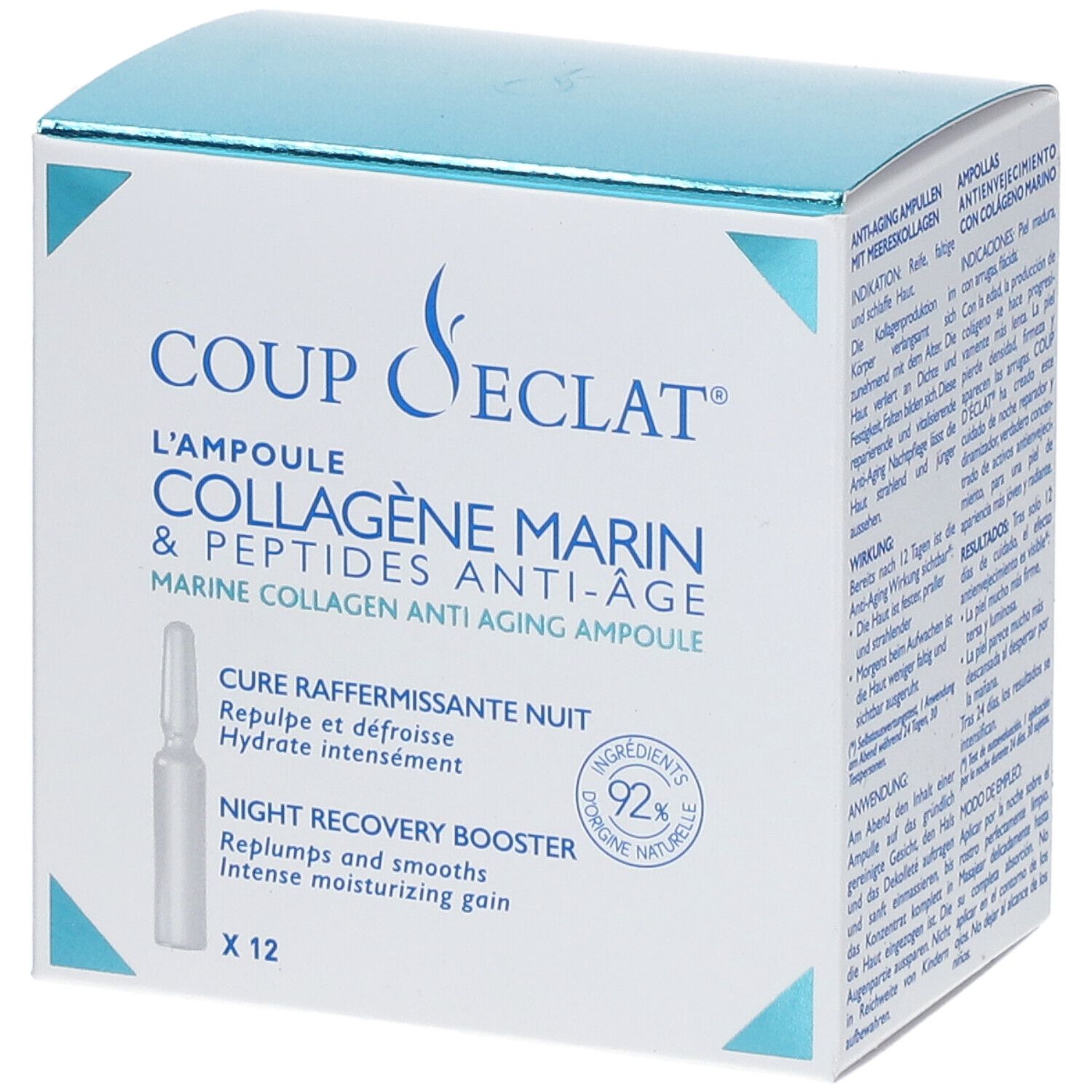 Coup D'eclat Marine Collagen Anti-Ageing Ampoule 12 ml Ampullen