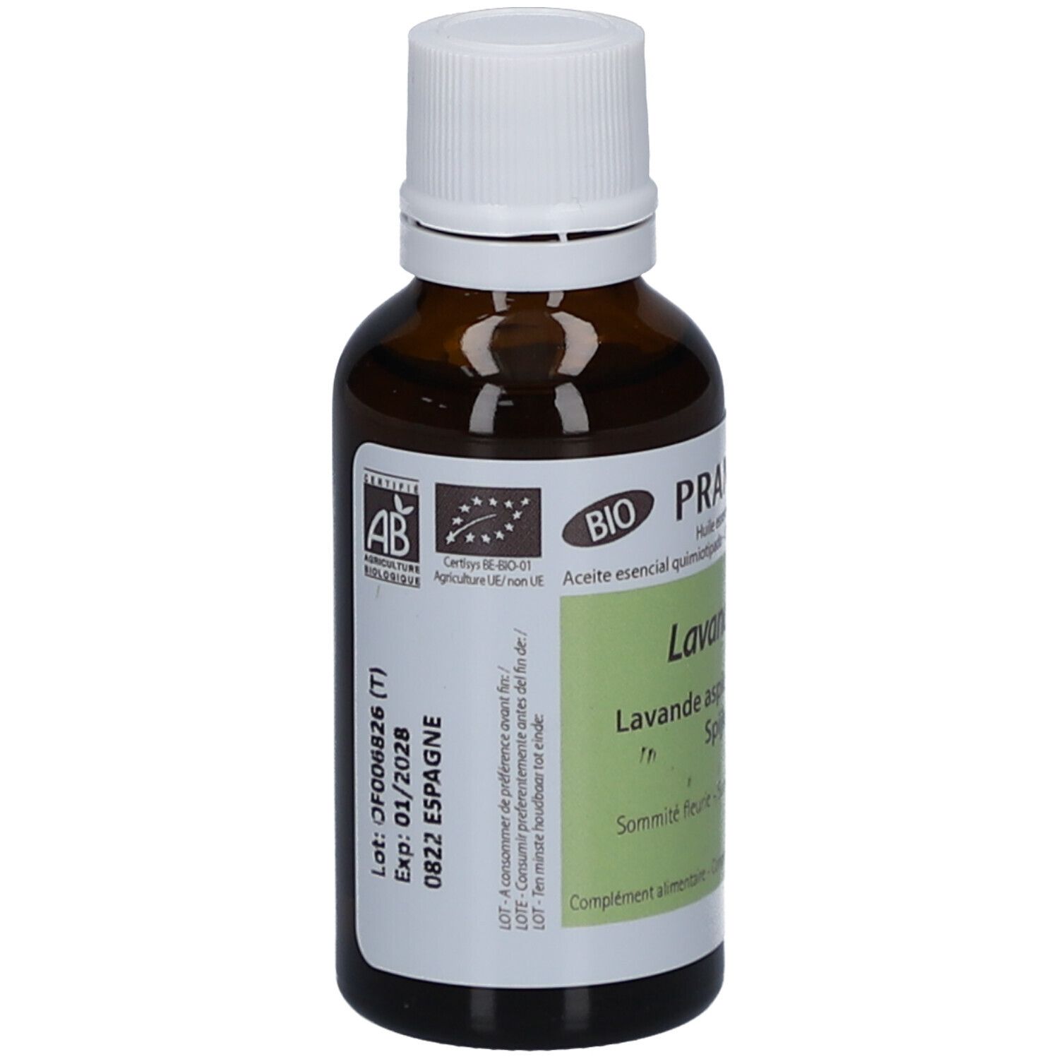 Pranarom Spijklavendel Bio Essentiele Olie 30ml 30 ml Öl