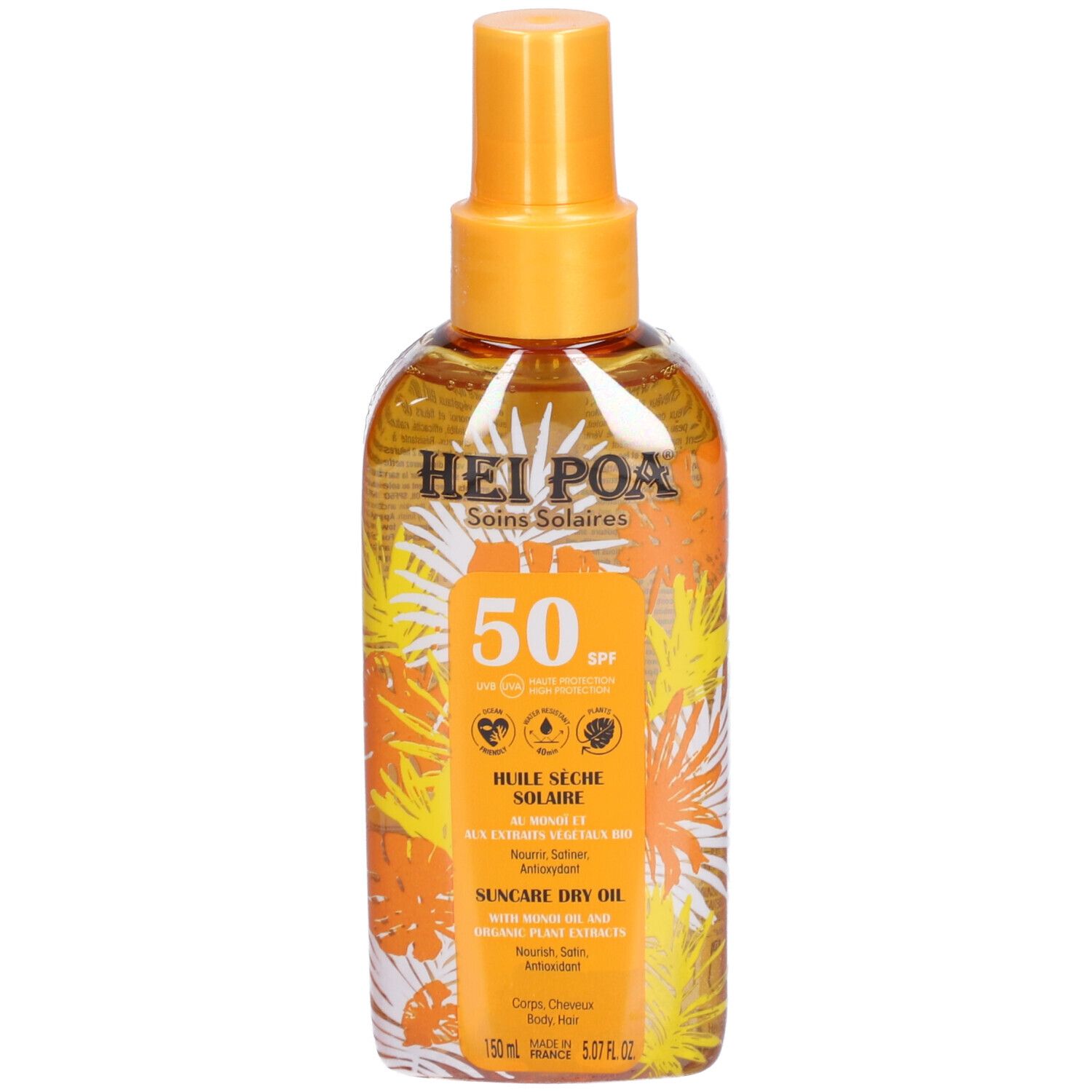 Hei Poa Suncare Dry Oil Spf50 Nieuwe Formule 150 ml Spray