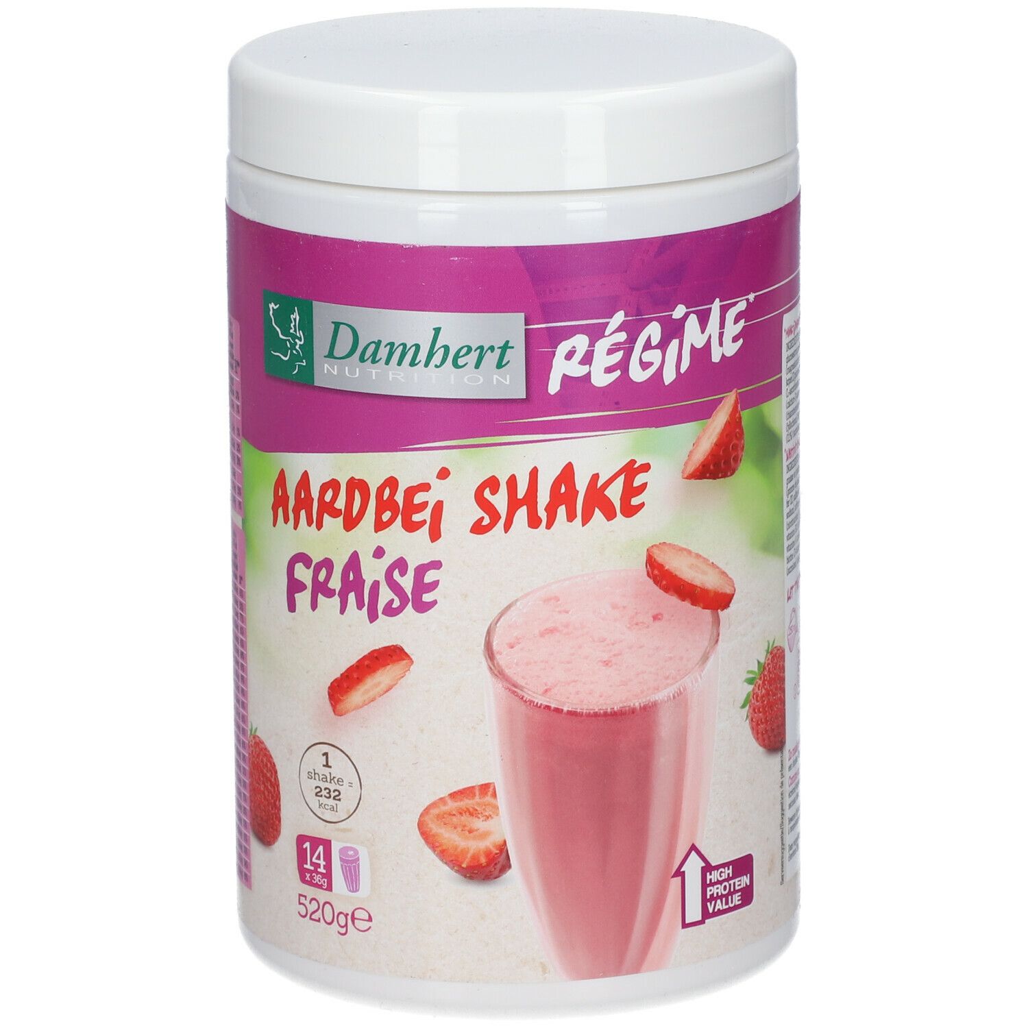 Damhert Régime Shake à la Fraise