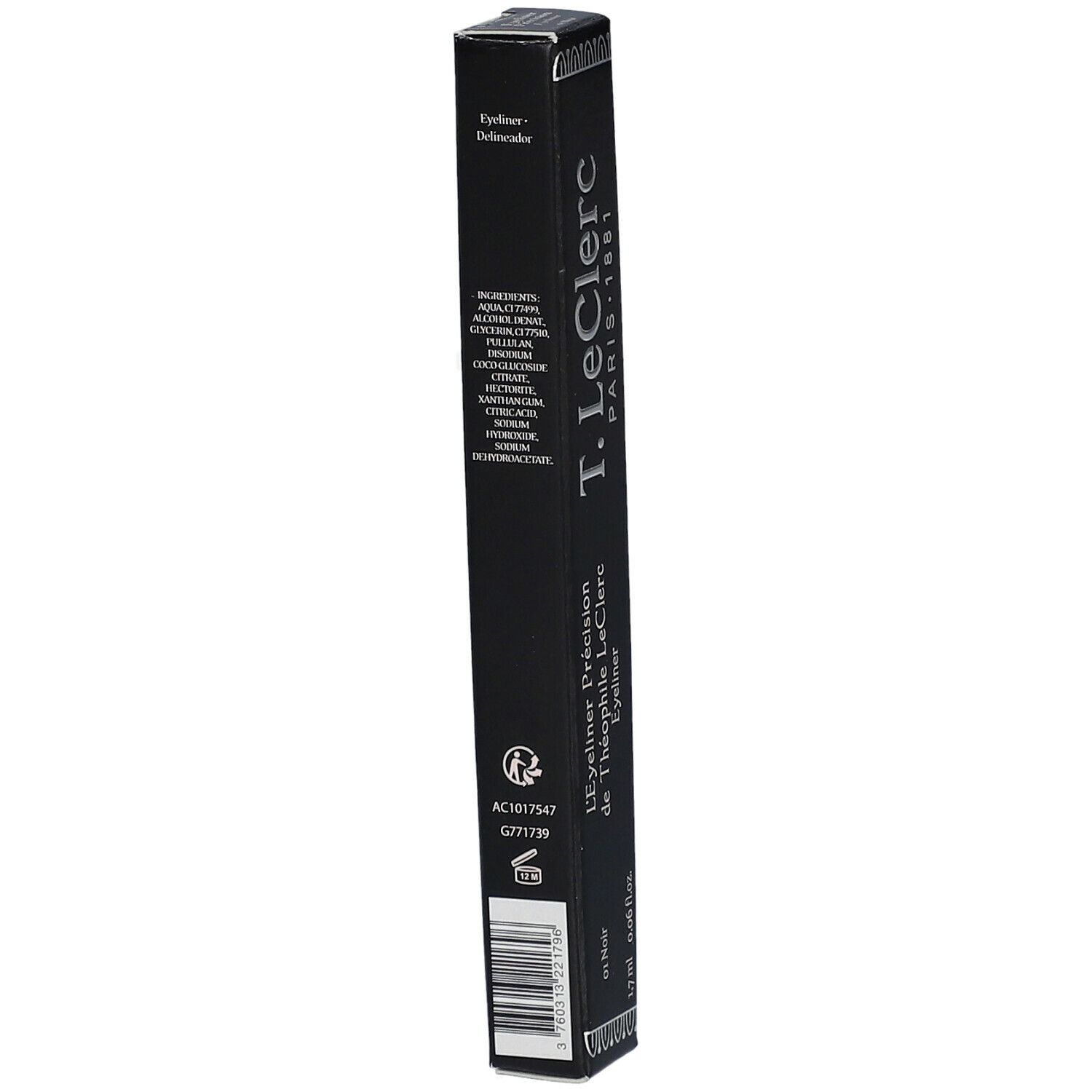 T. LeClerc Eyeliner Pen 01 Noir 1,7 ml