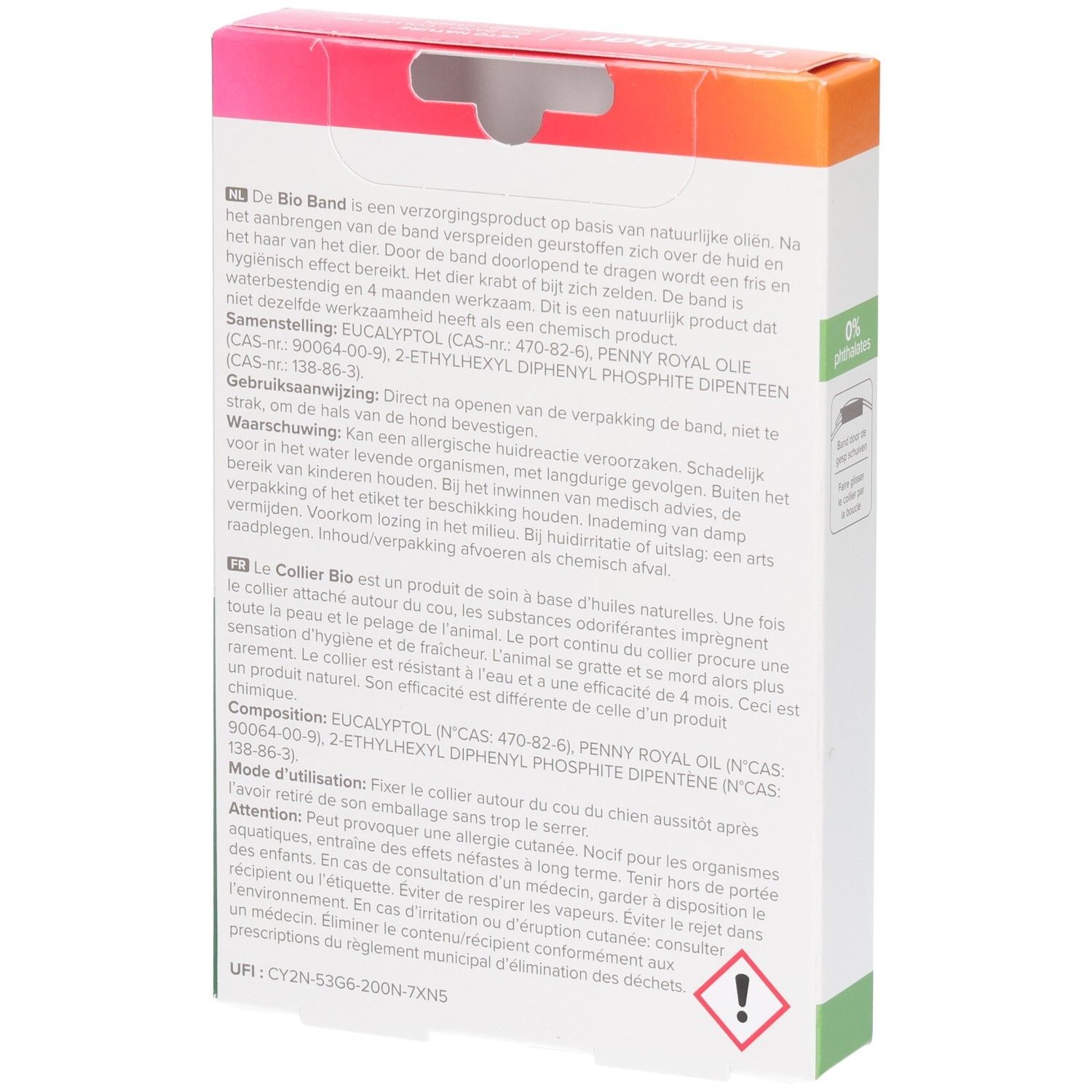 Beaphar Vetonature Bio Band Eucalyptus Hond