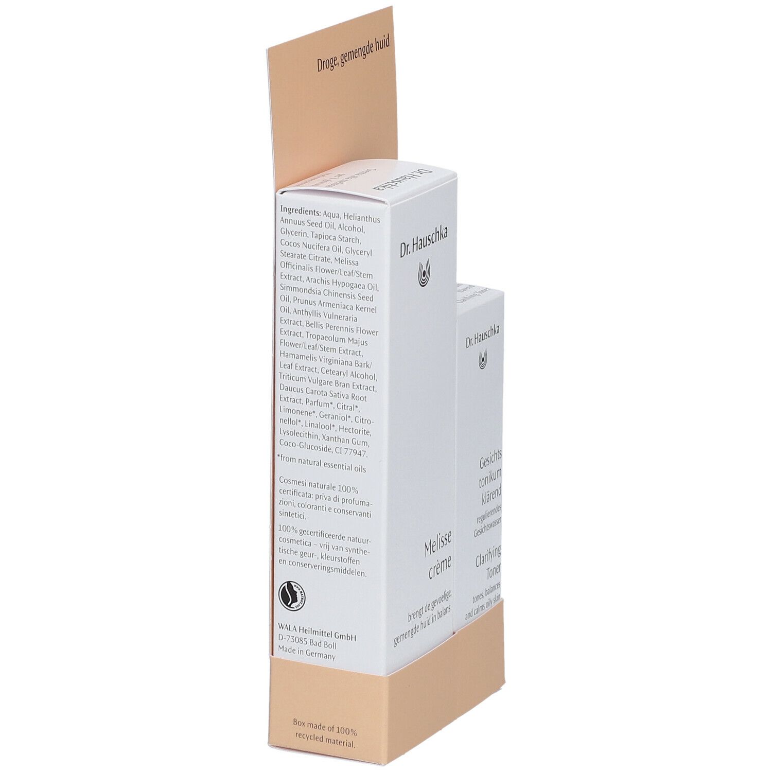 Dr. Hauschka Melissecreme + Gezichtslotion 10 ml Gratis Promo 2023 1 St Kombipackung