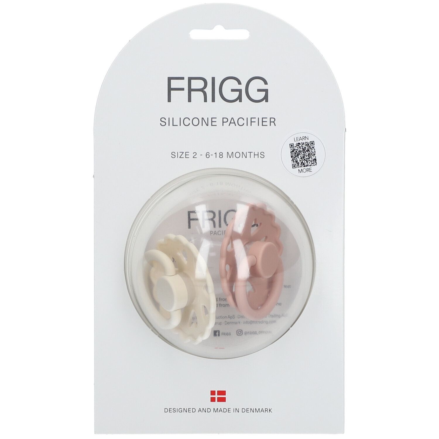 Frigg Silicoon Fopspeen Fairy Match Girl - Ugly Duck 6-18 Maanden 2 St Sauger