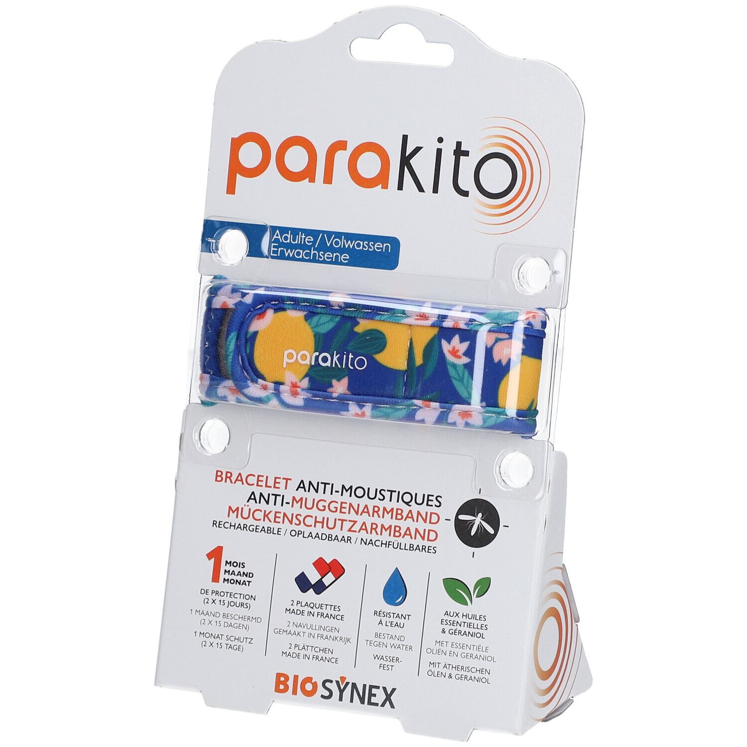 ParaKito Bracelet Anti-Moustiques Adulte Été 1 bracelet(s)