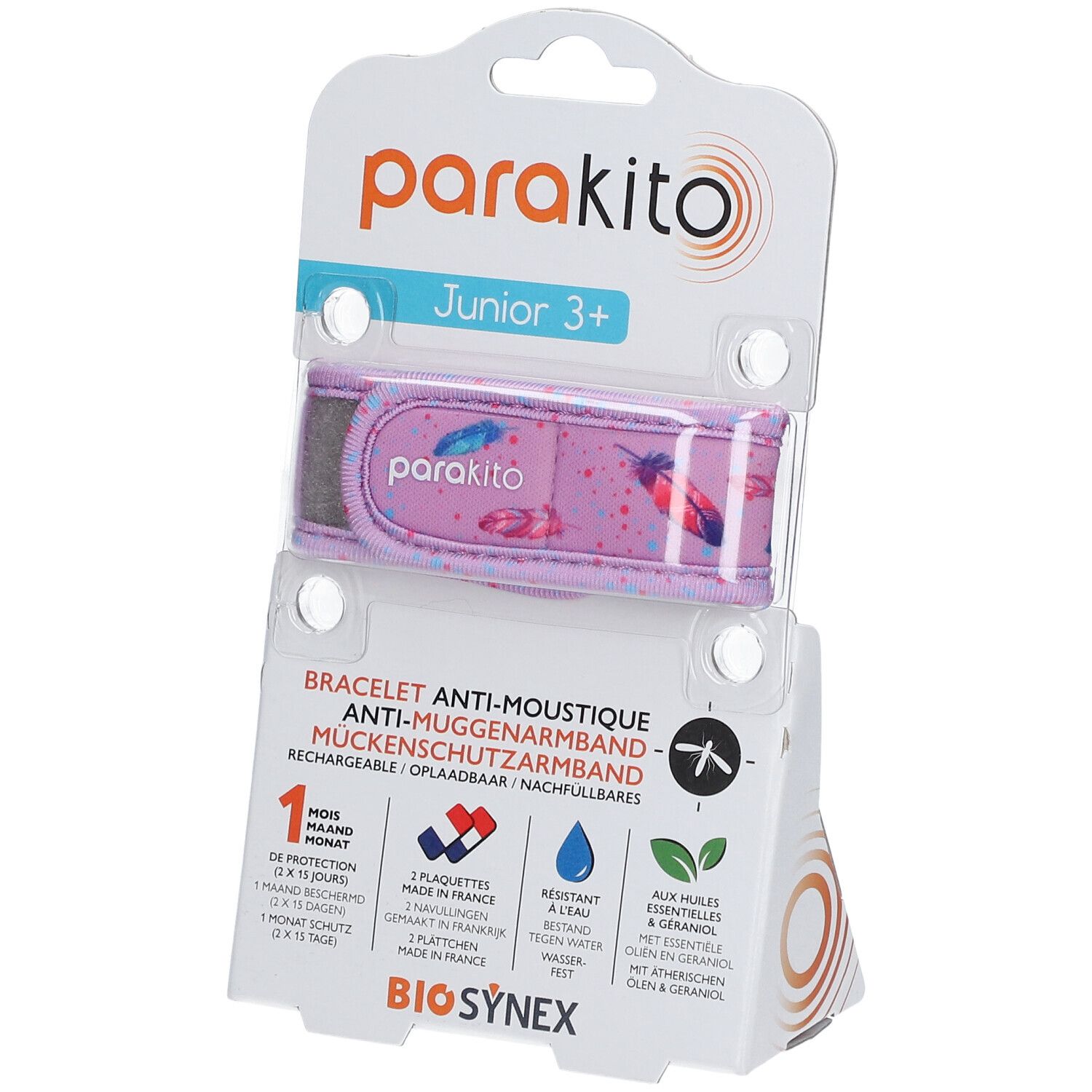 ParaKito Bracelet Anti-Moustiques Junior 3+ Plumes 1 bracelet(s)