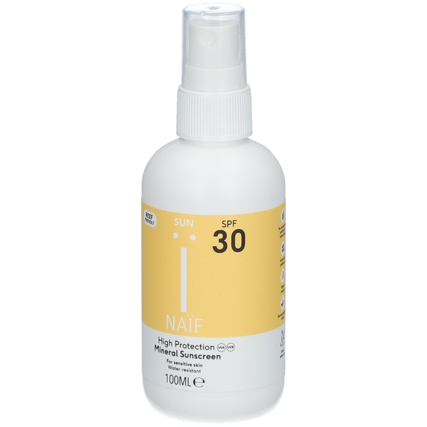 NAÏF Sun Mineralischer Sonnenschutz Spray solaire SPF30