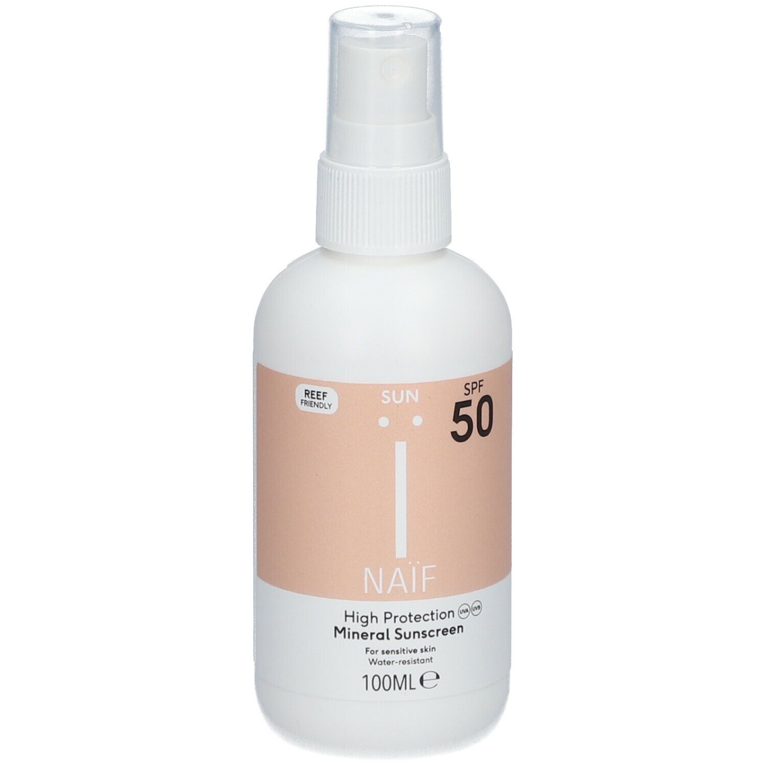 NAÏF Sun Mineralischer Sonnenschutz Spray solaire SPF50