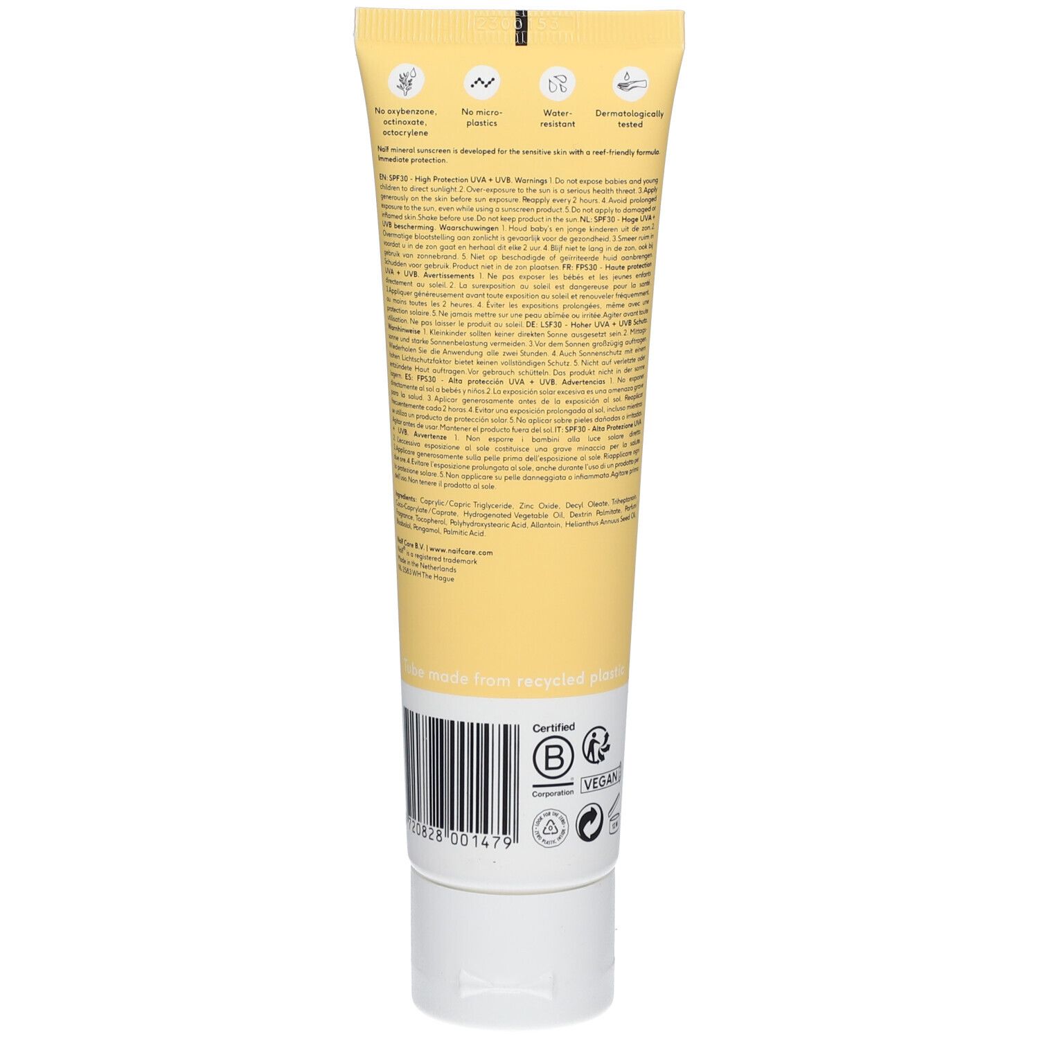 Naif Sun Mineral Sunscreen Spf30 100 ml Creme