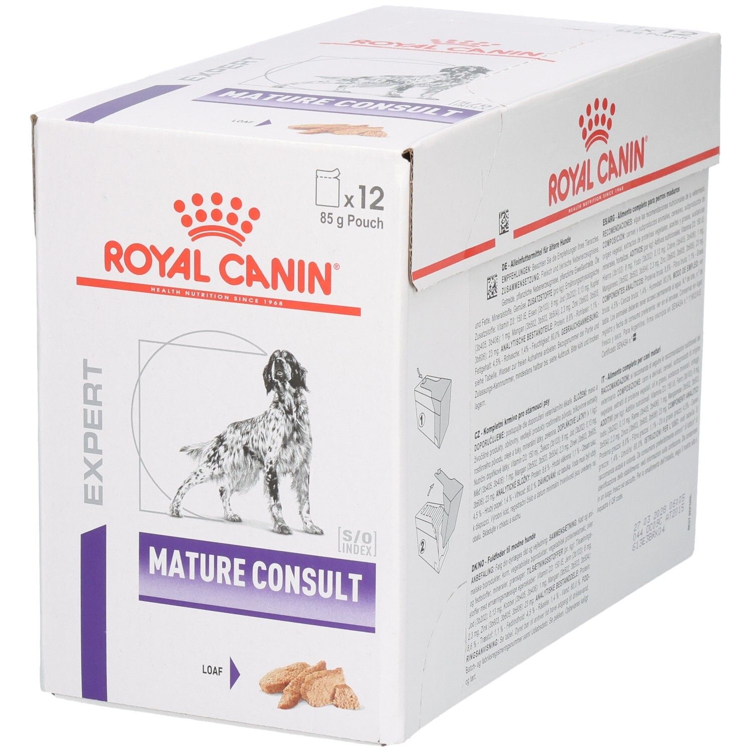 Royal Canin Vet-D Mature Consult Loaf 12x85g