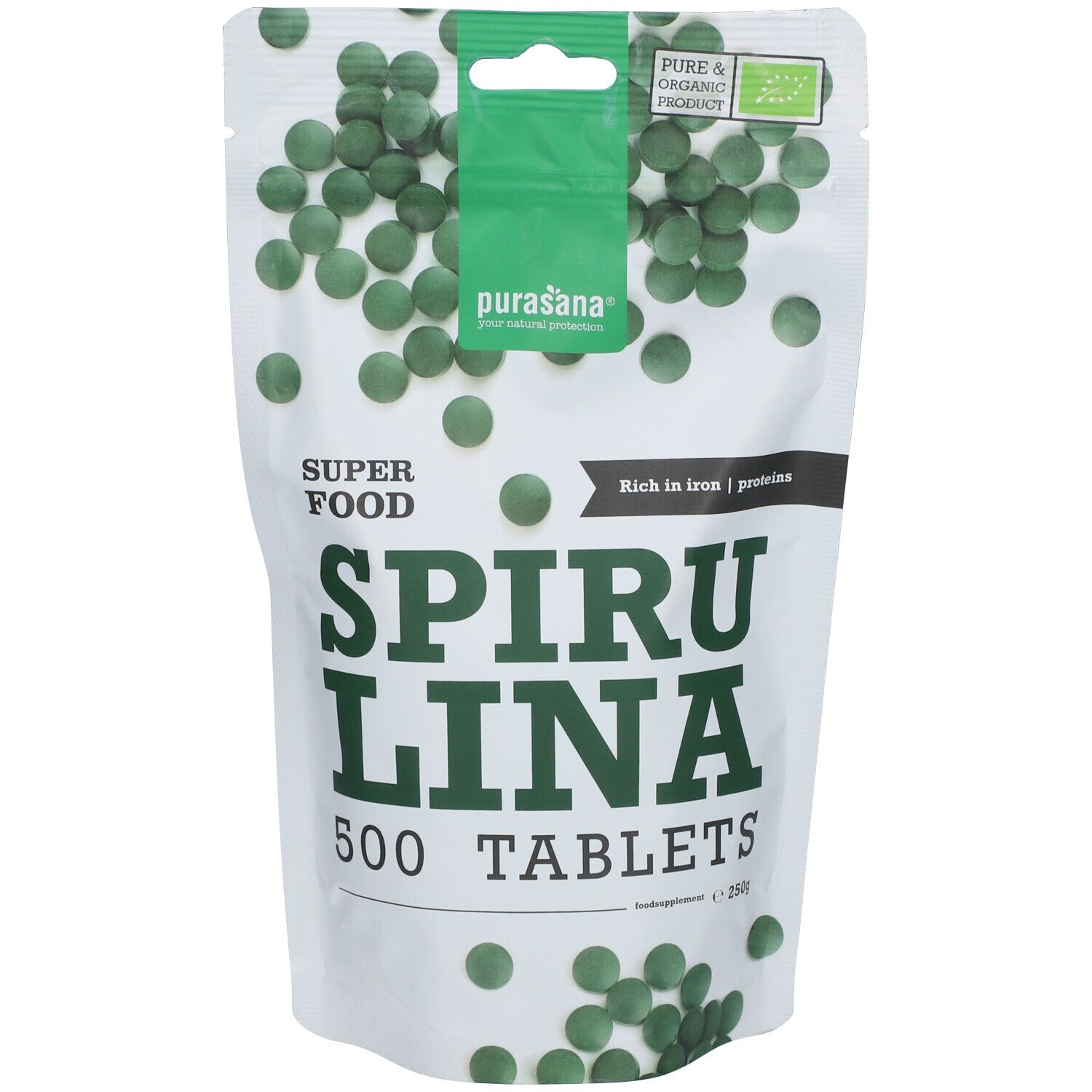 purasana Spiruline 500 mg comprimés