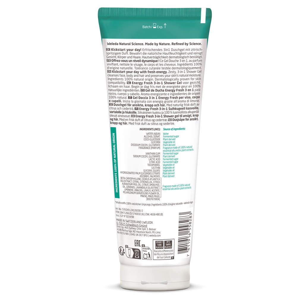 Weleda Men Energy Fresh 3 in 1 Shower Gel