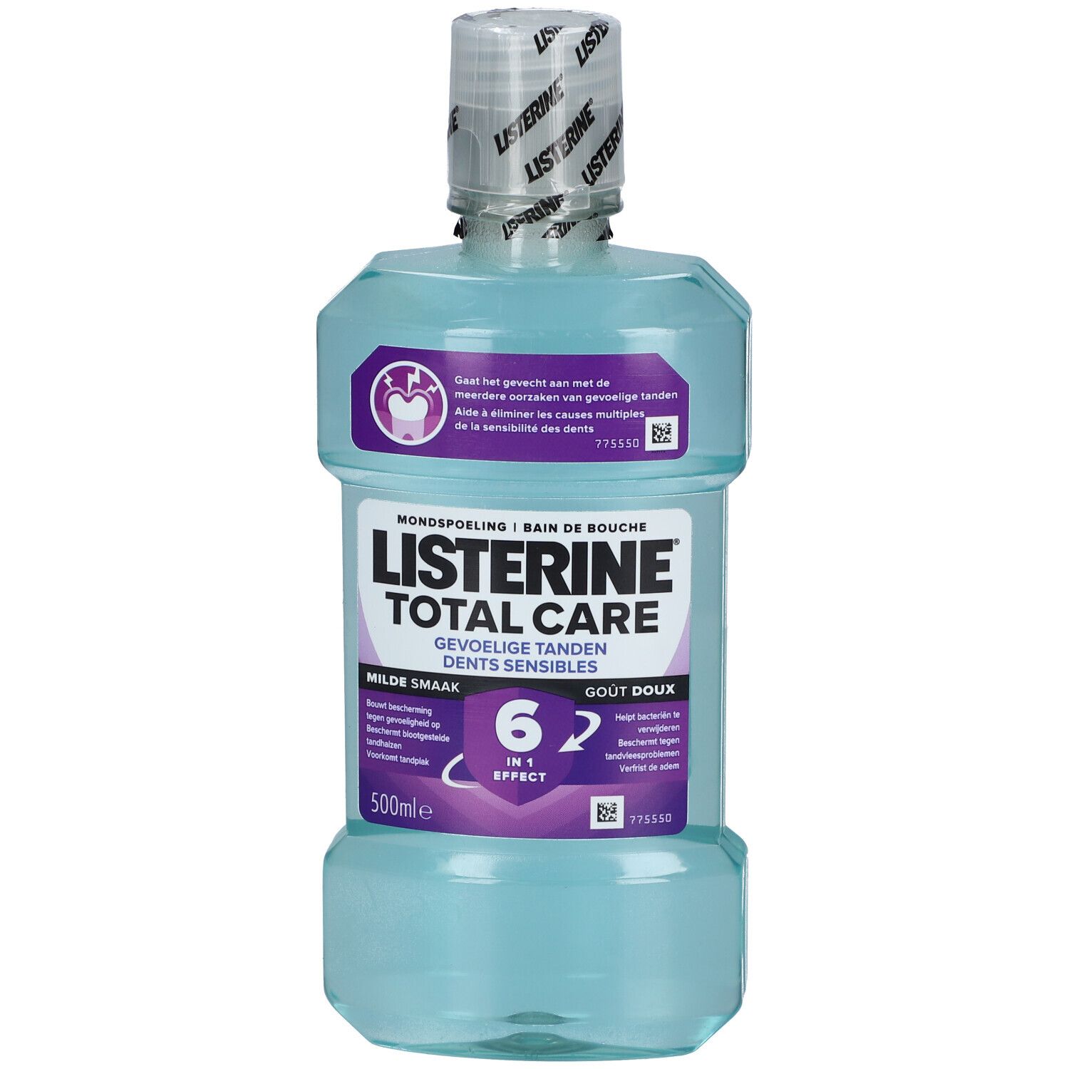 Listerine® Total Care Dents Sensibles 500 ml eau buccale