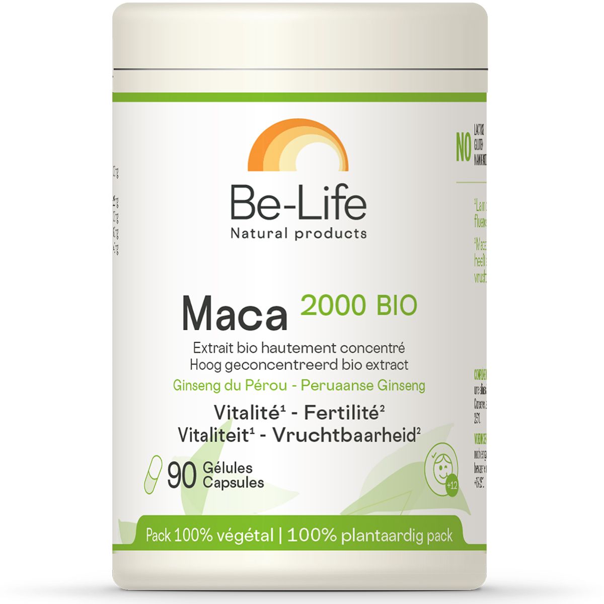 Be-Life Maca 2000 90 Capsules