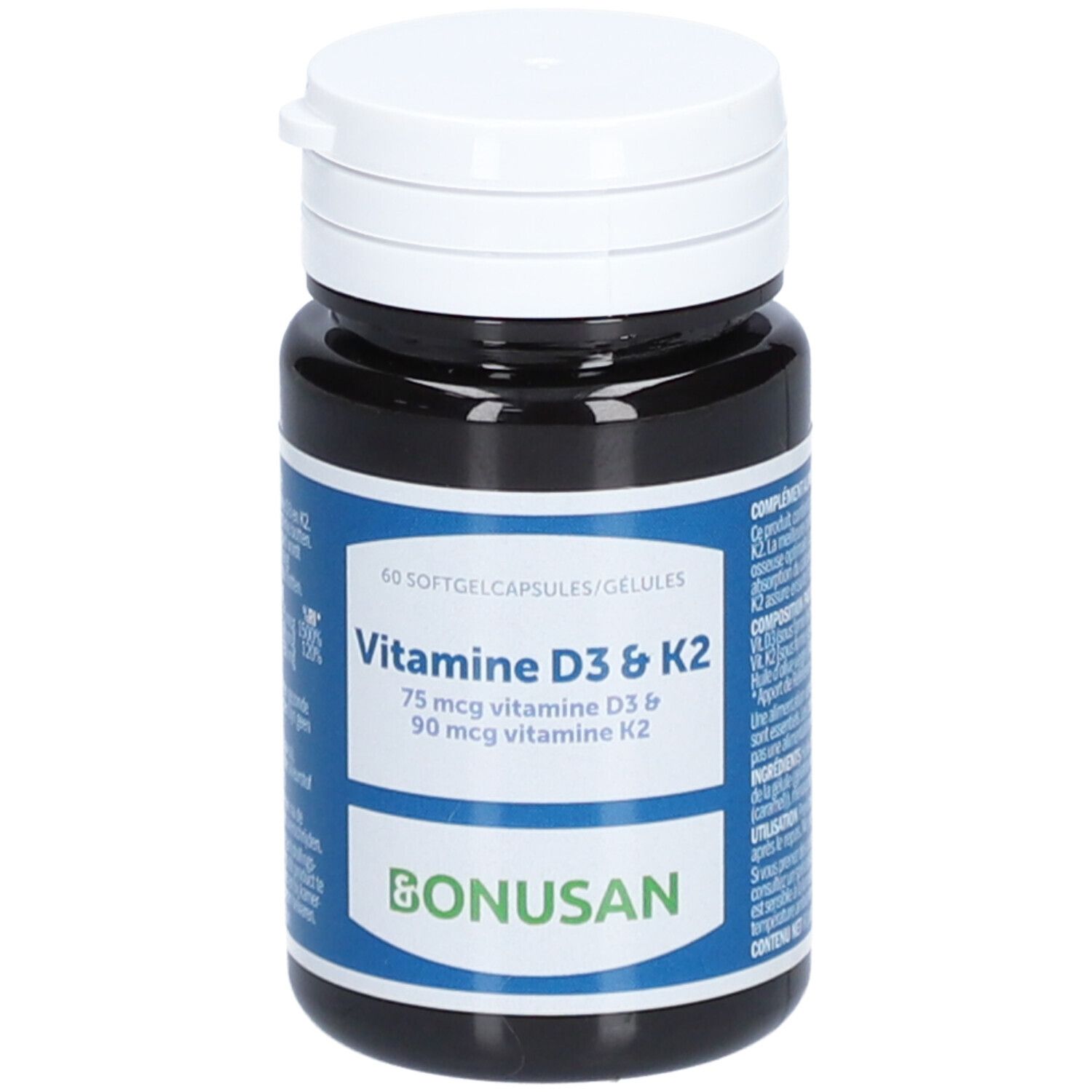 Bonusan Vitamine D3 & K2 Forte 60 Capsules